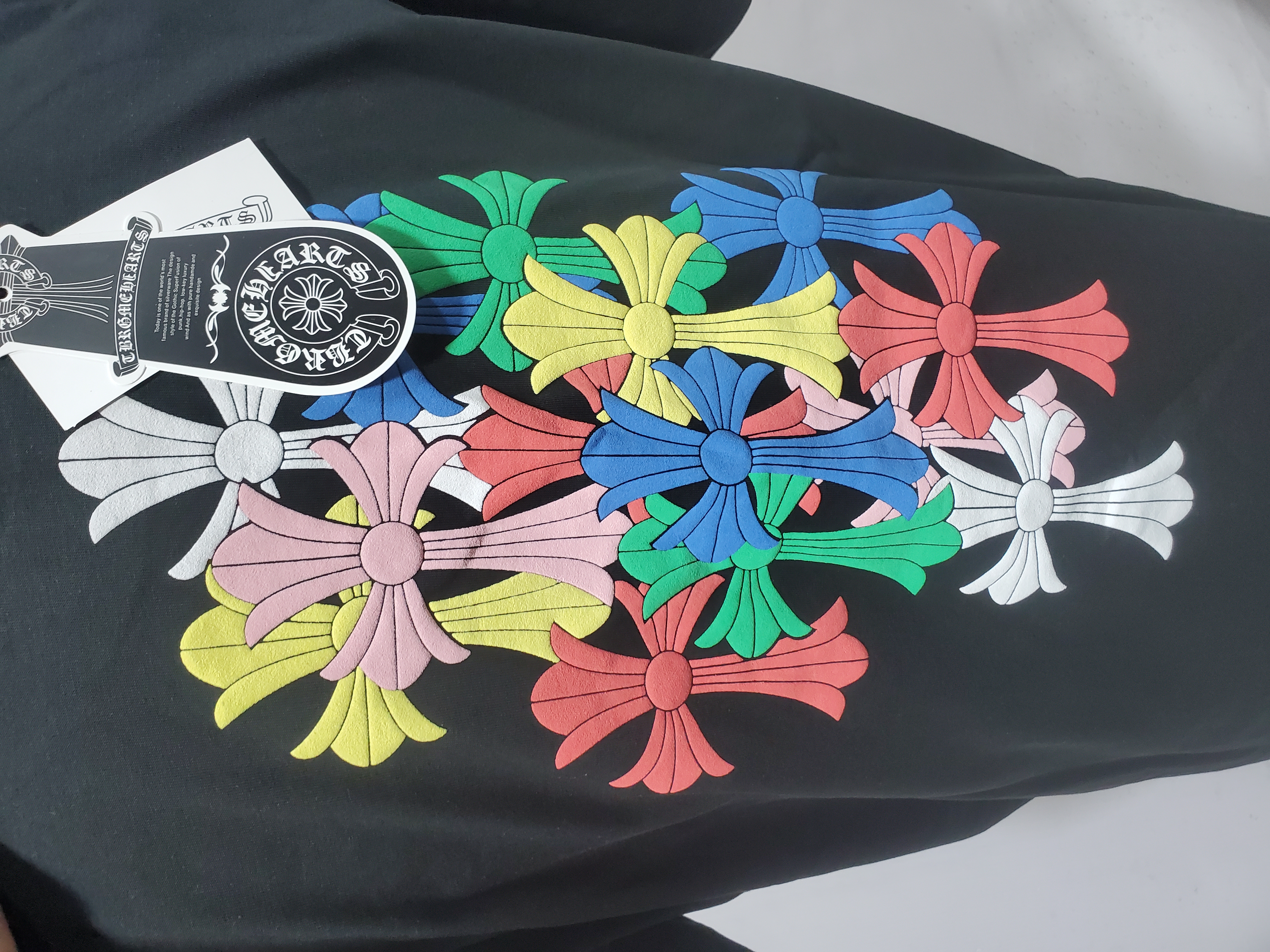 Chrome Hearts Multi Color Cross T-shirt Black/White review Stockxkicks 03