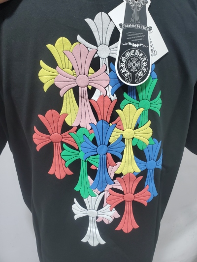 Chrome Hearts Multi Color Cross T-shirt Black/White review Stockxkicks 03