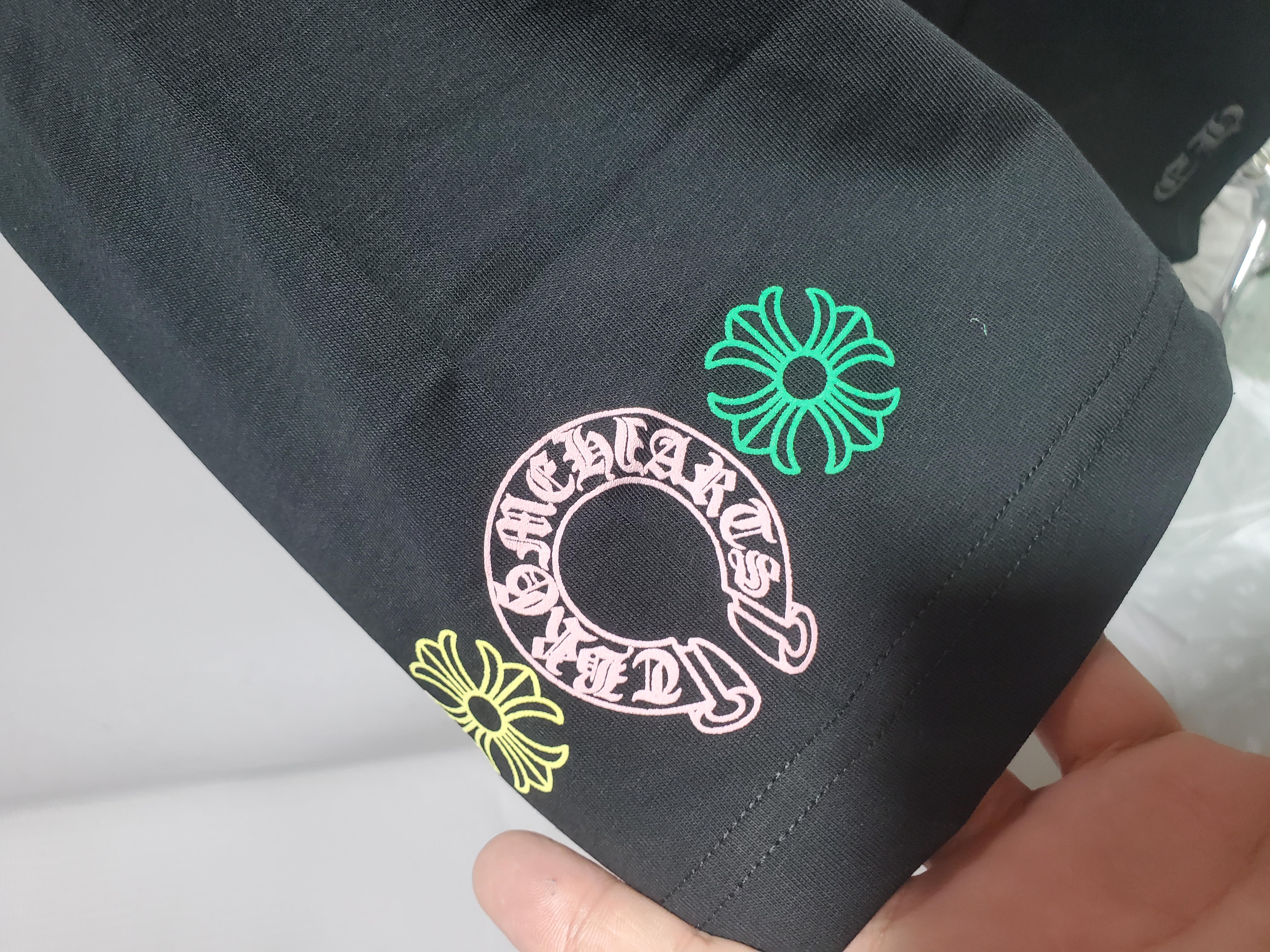 Chrome Hearts Multi Color Cross T-shirt Black/White review Stockxkicks 02