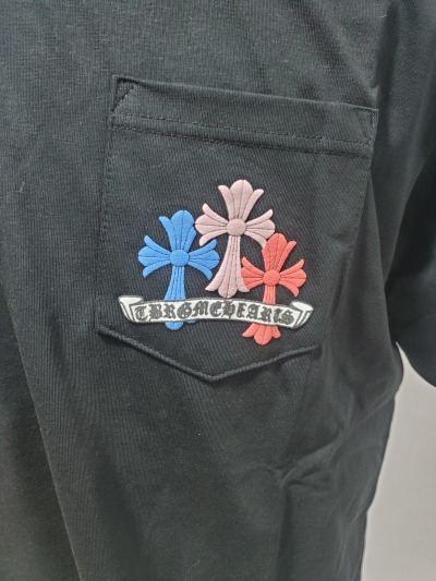 Chrome Hearts Multi Color Cross T-shirt Black/White review Stockxkicks 01