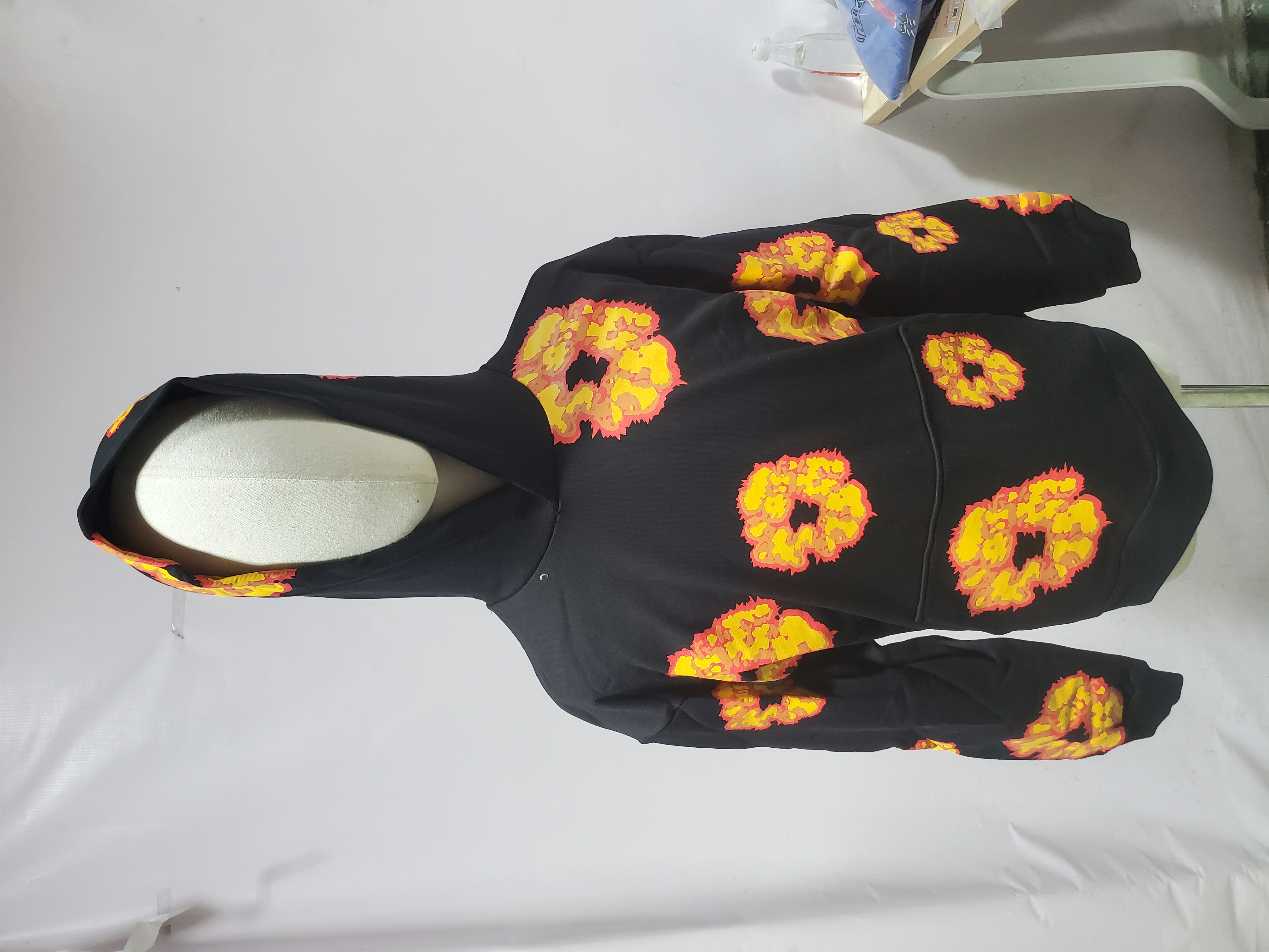 Denim Tears x Offset Wreath Hoodie Black YZ 241212 review Stockxkicks 00