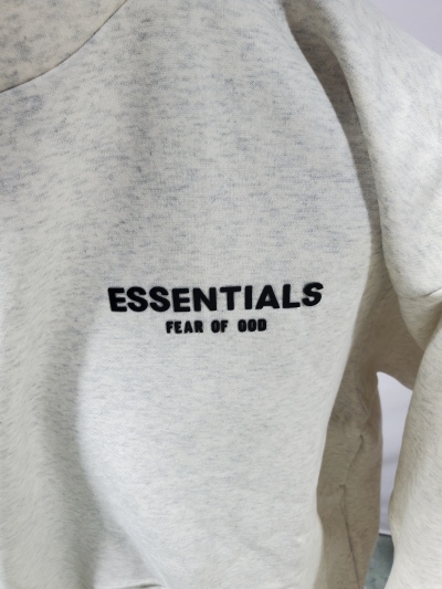 Fear of God Essentials Hoodie Light Oatmeal 192BT212112F review Stockxkicks 01
