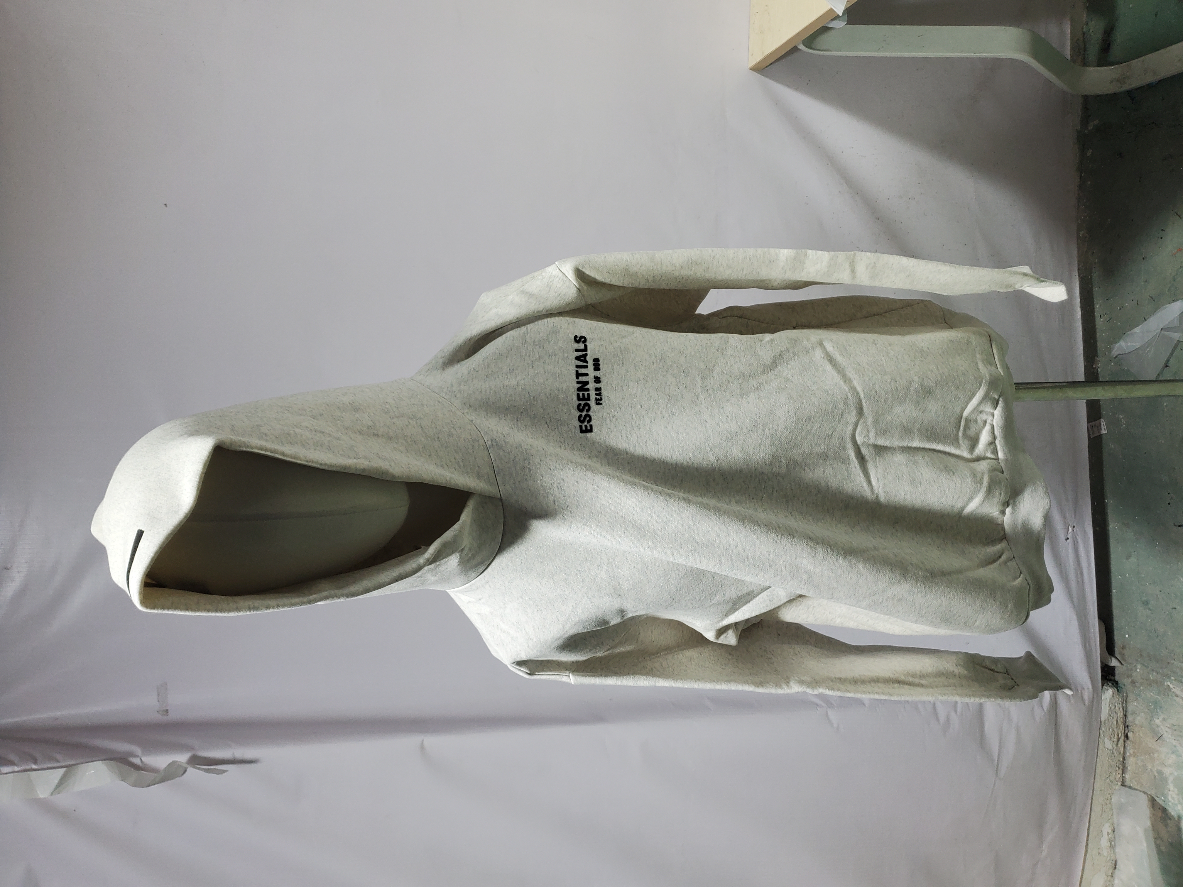 Fear of God Essentials Hoodie Light Oatmeal 192BT212112F review Stockxkicks 00