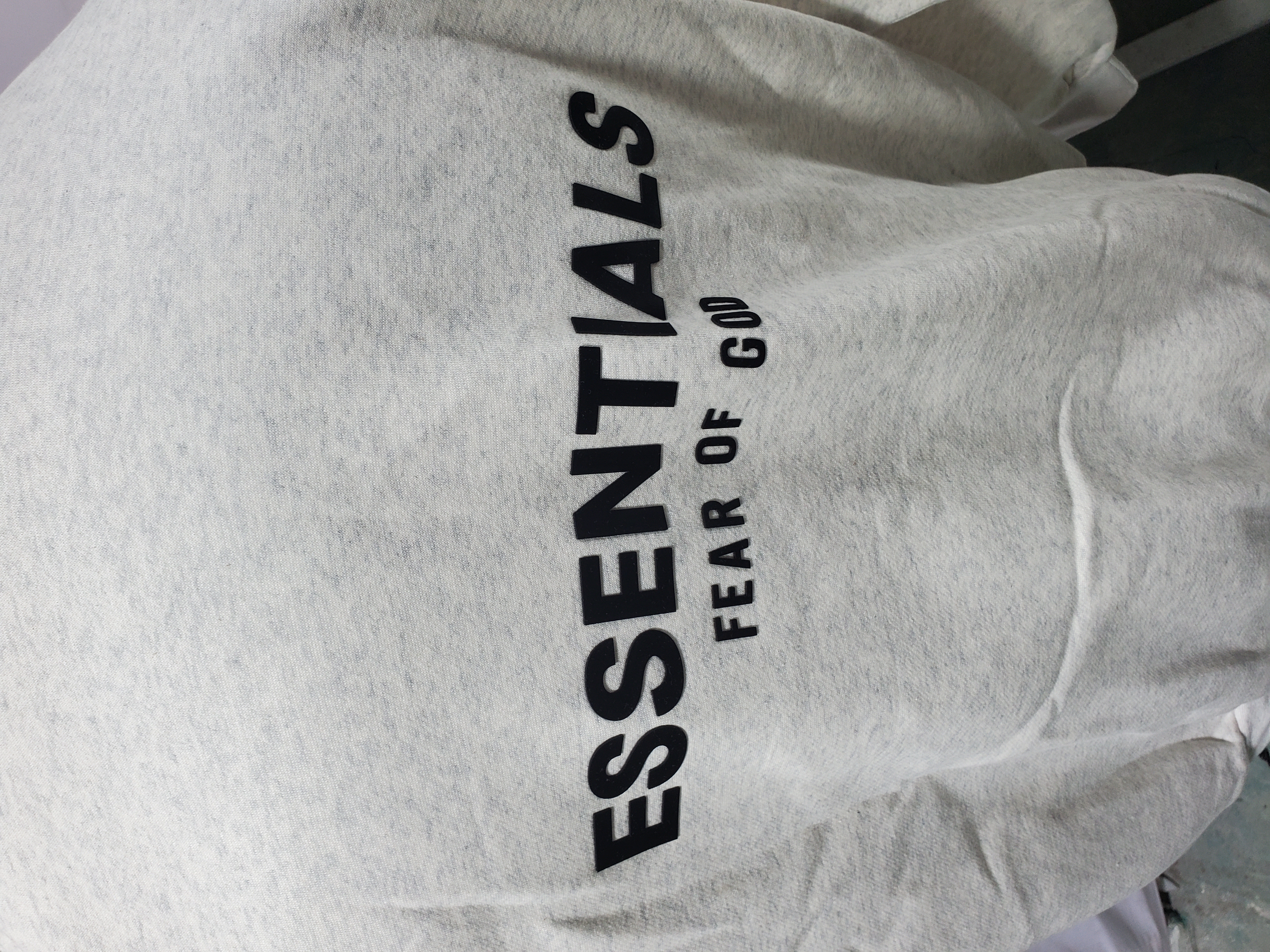 Fear of God Essentials Hoodie Light Oatmeal 192BT212112F review Stockxkicks 02