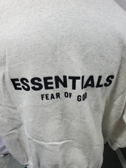 Fear of God Essentials Hoodie Light Oatmeal 192BT212112F review Stockxkicks 03