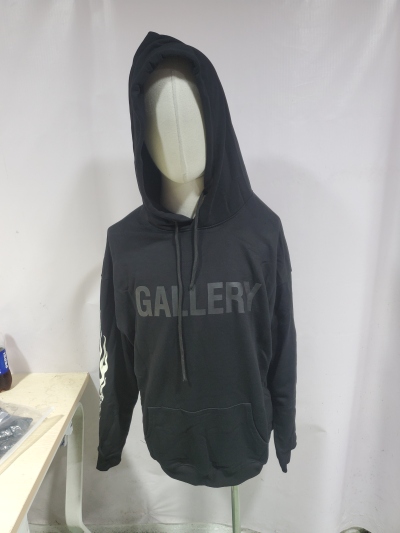 Gallery Dept. Flames Hoodie Black CK20241225 review Stockxkicks 00