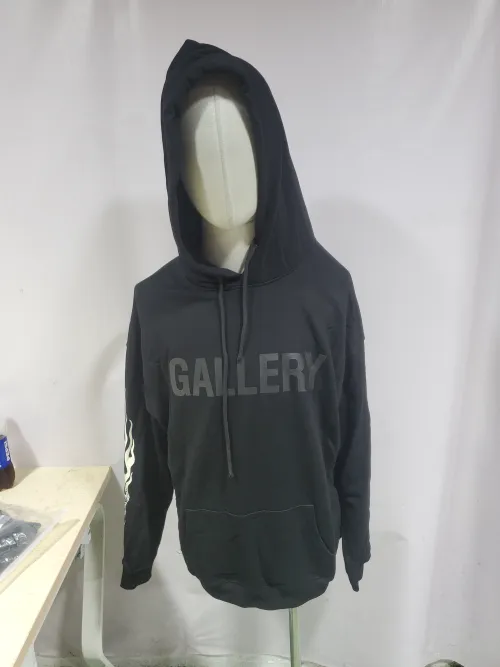 Gallery Dept. Flames Hoodie Black CK20241225 review 