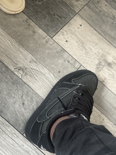 【$59 High Cost Effective】Air Jordan 1 Retro Low OG SP Travis Scott Black Phantom DM7866-001 review Kyle 01