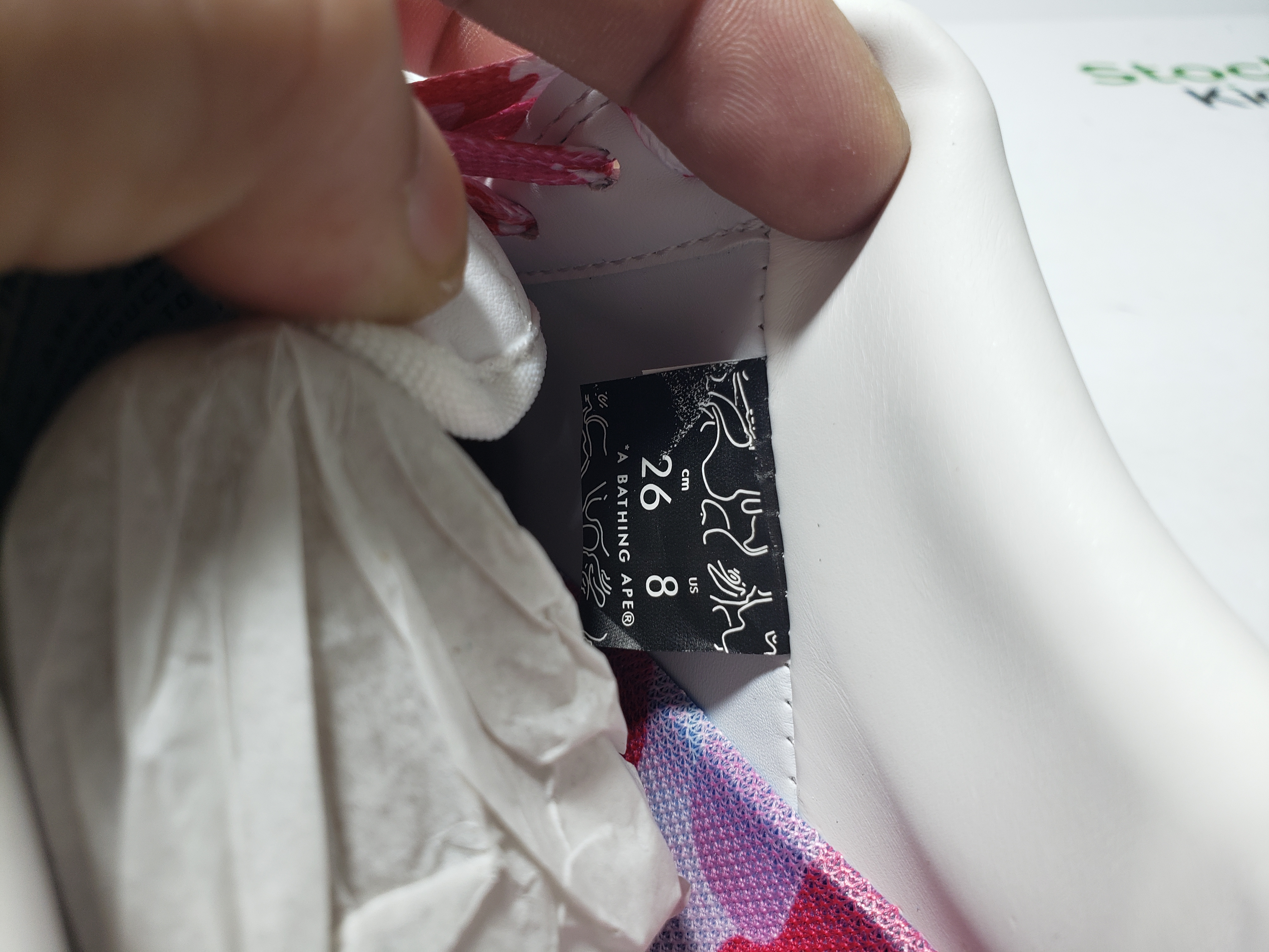 Bape Sta Low White Red Camouflage 1H20-191-045 review Stockxkicks 06