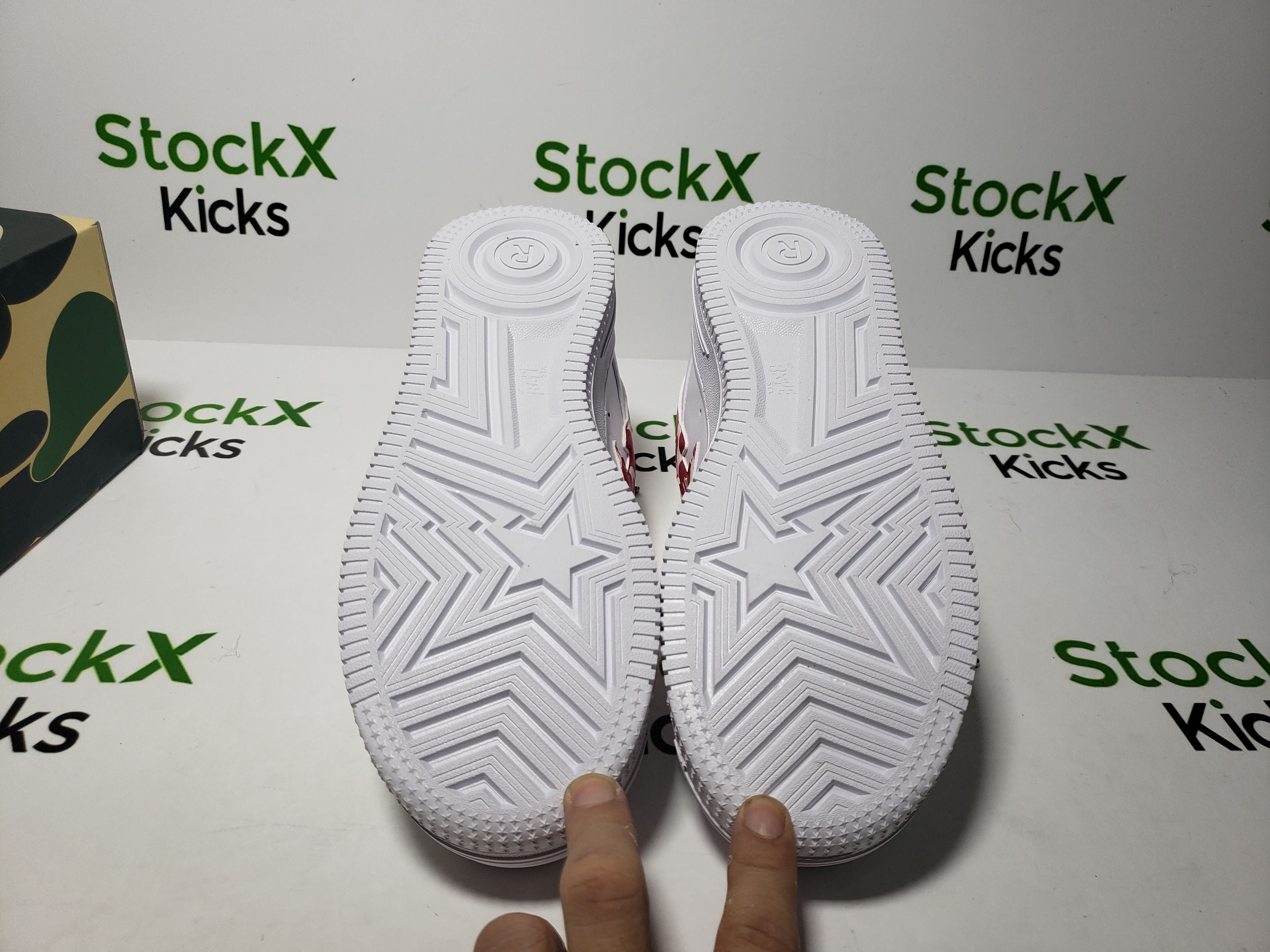 Bape Sta Low White Red Camouflage 1H20-191-045 review Stockxkicks 05