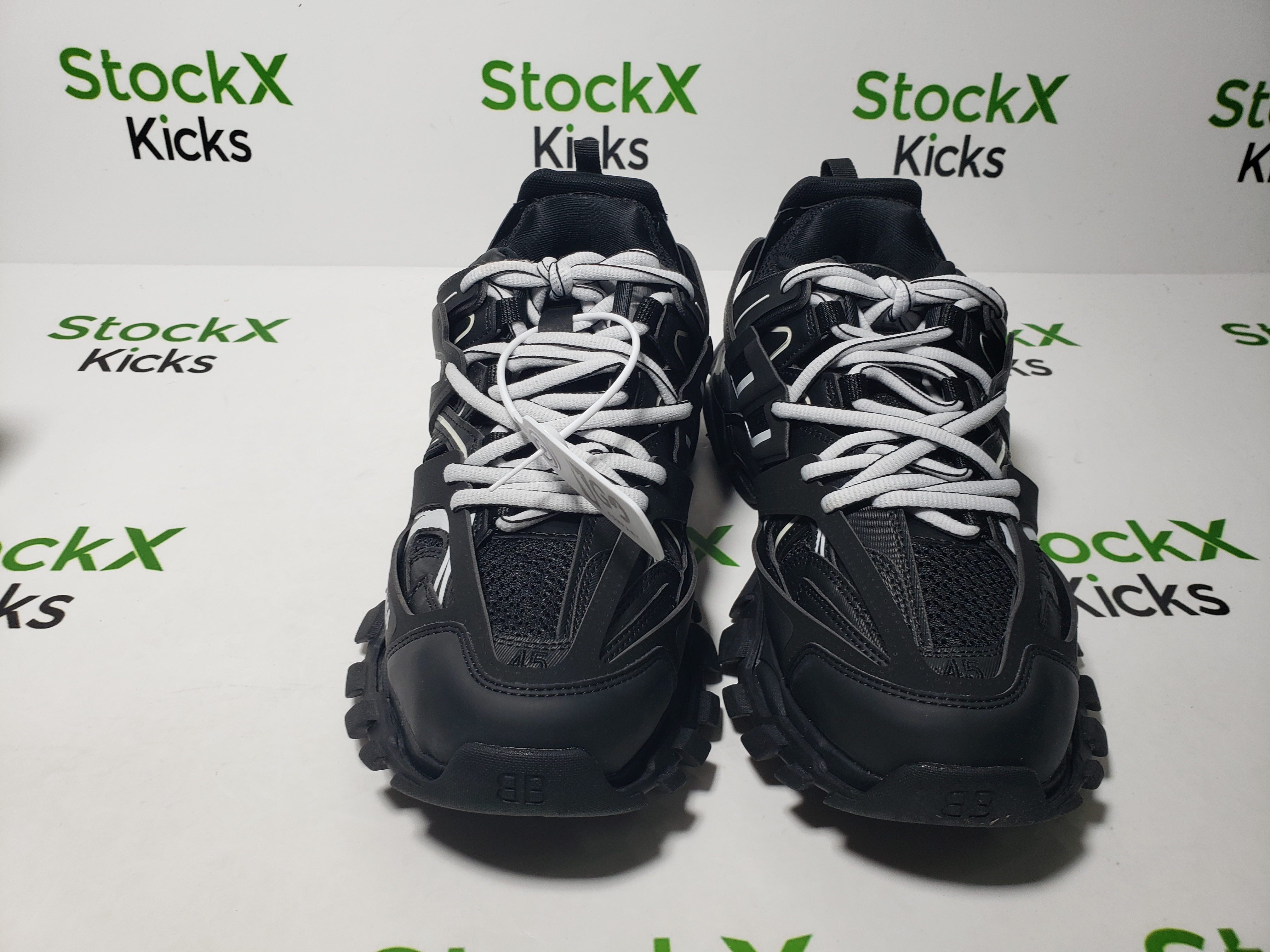 Balenciaga Track Sneaker Black and White review Stockxkicks 04