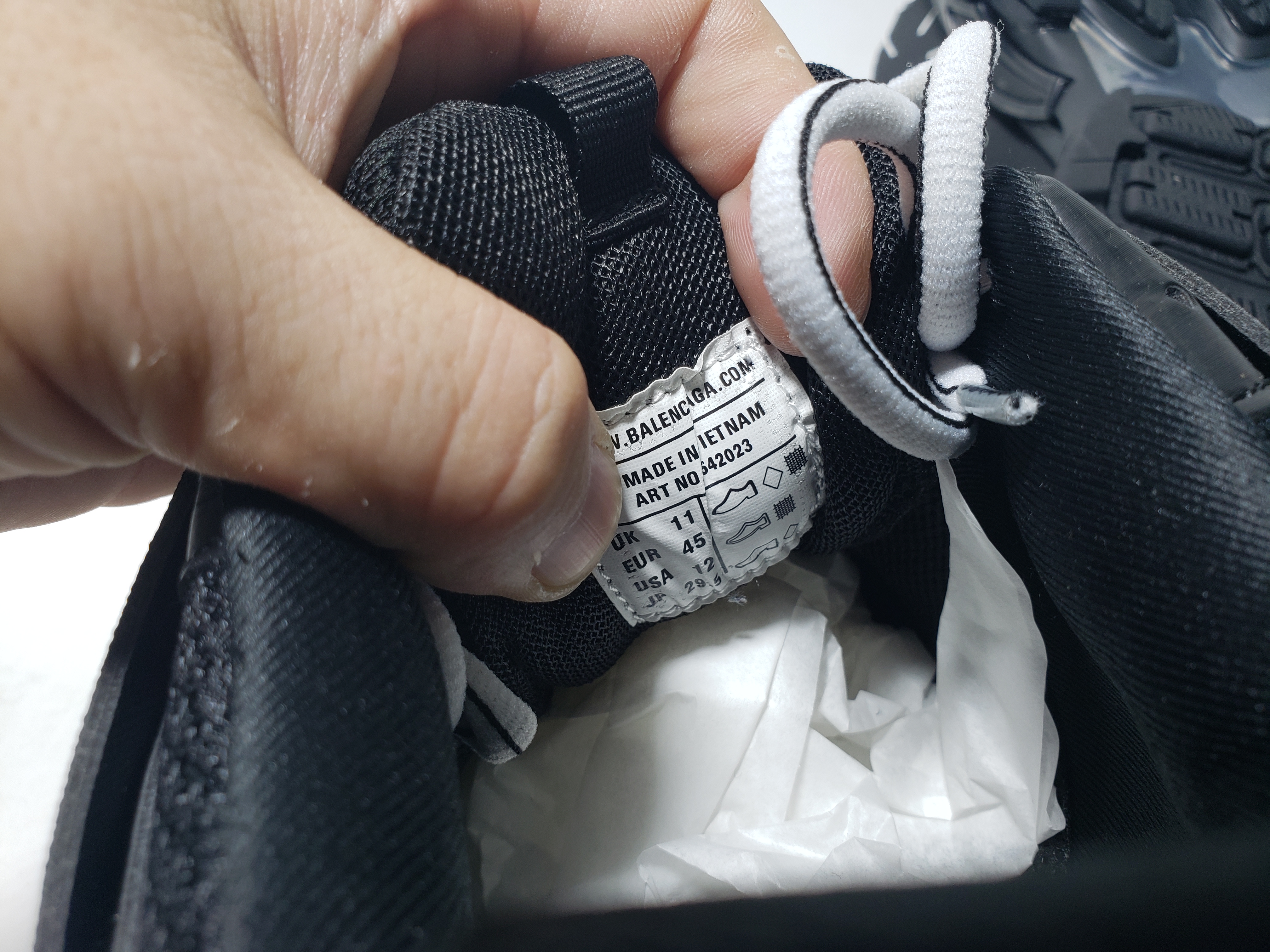 Balenciaga Track Sneaker Black and White review Stockxkicks 05