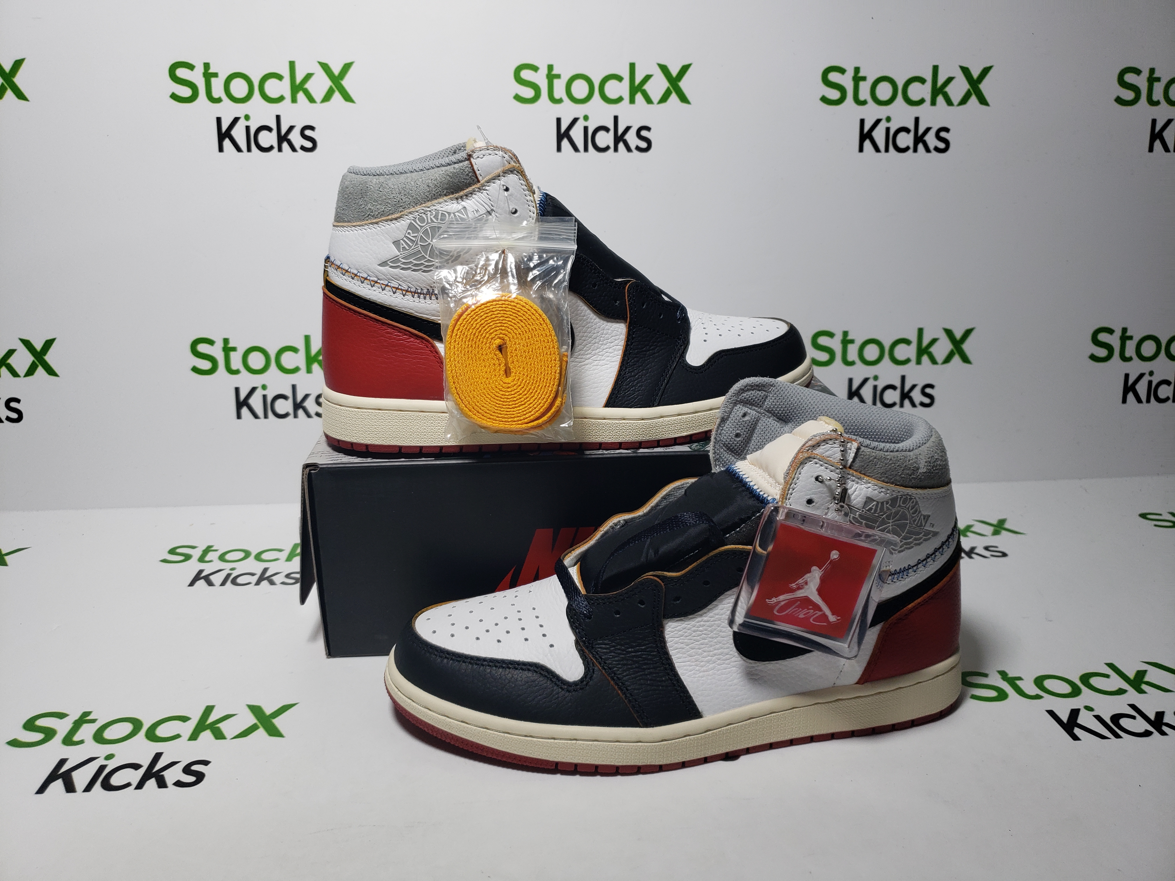 PK God Batch Union X Air Jordan 1 OG High Retro Black Toe BV1300-106 review Stockxkicks 02