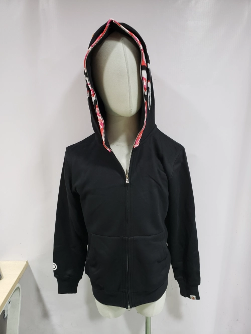 BAPE ABC Camo Shark Zip Hoodie Black Pink review 