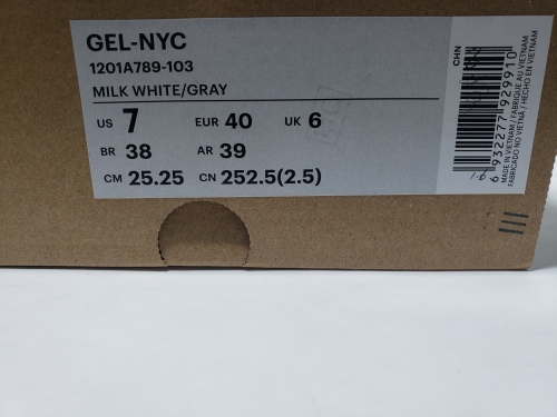 ASICS Gel-NYC Oyster Grey 1201A789-103 review 