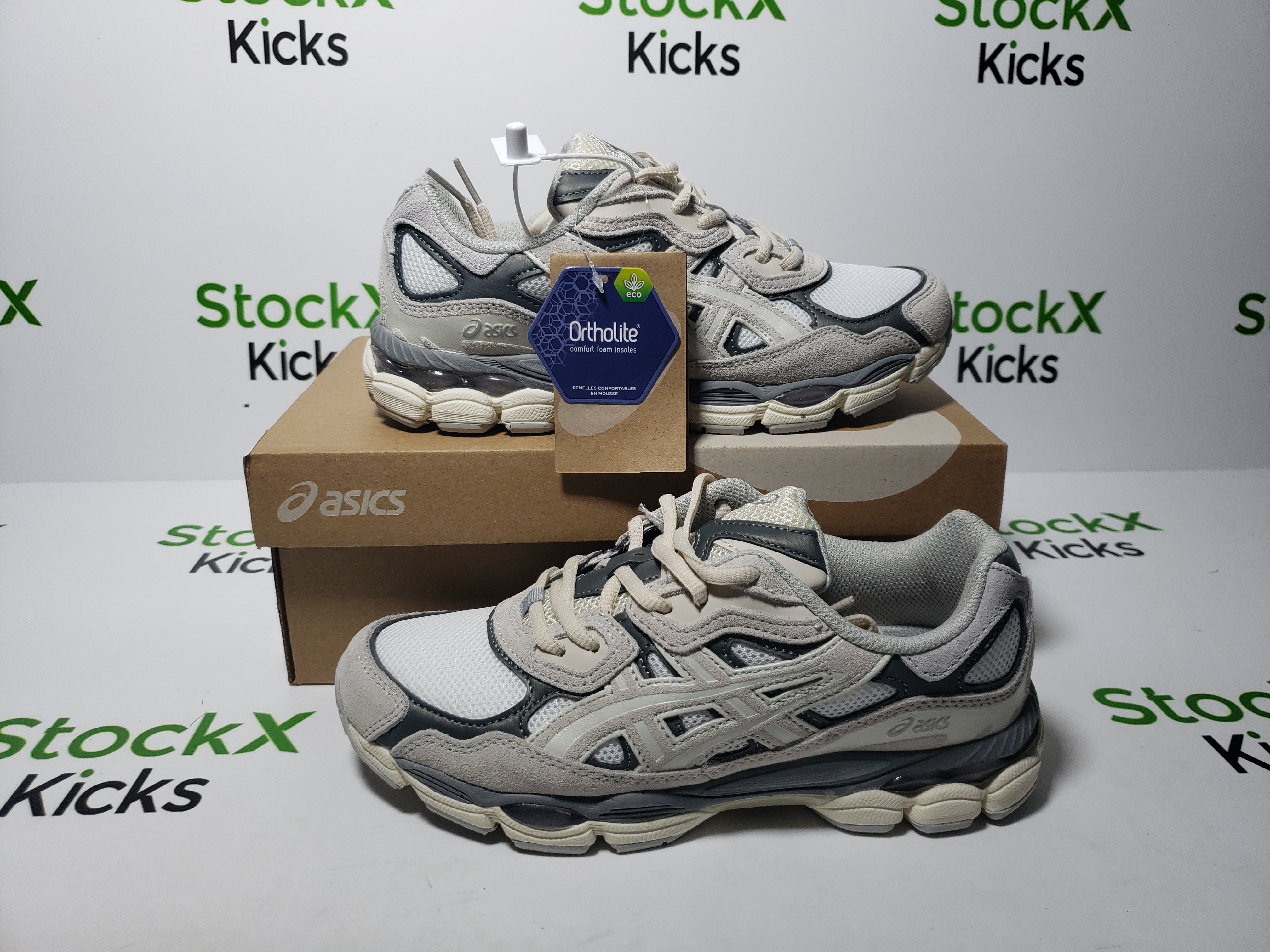 ASICS Gel-NYC Oyster Grey 1201A789-103 review Stockxkicks 01