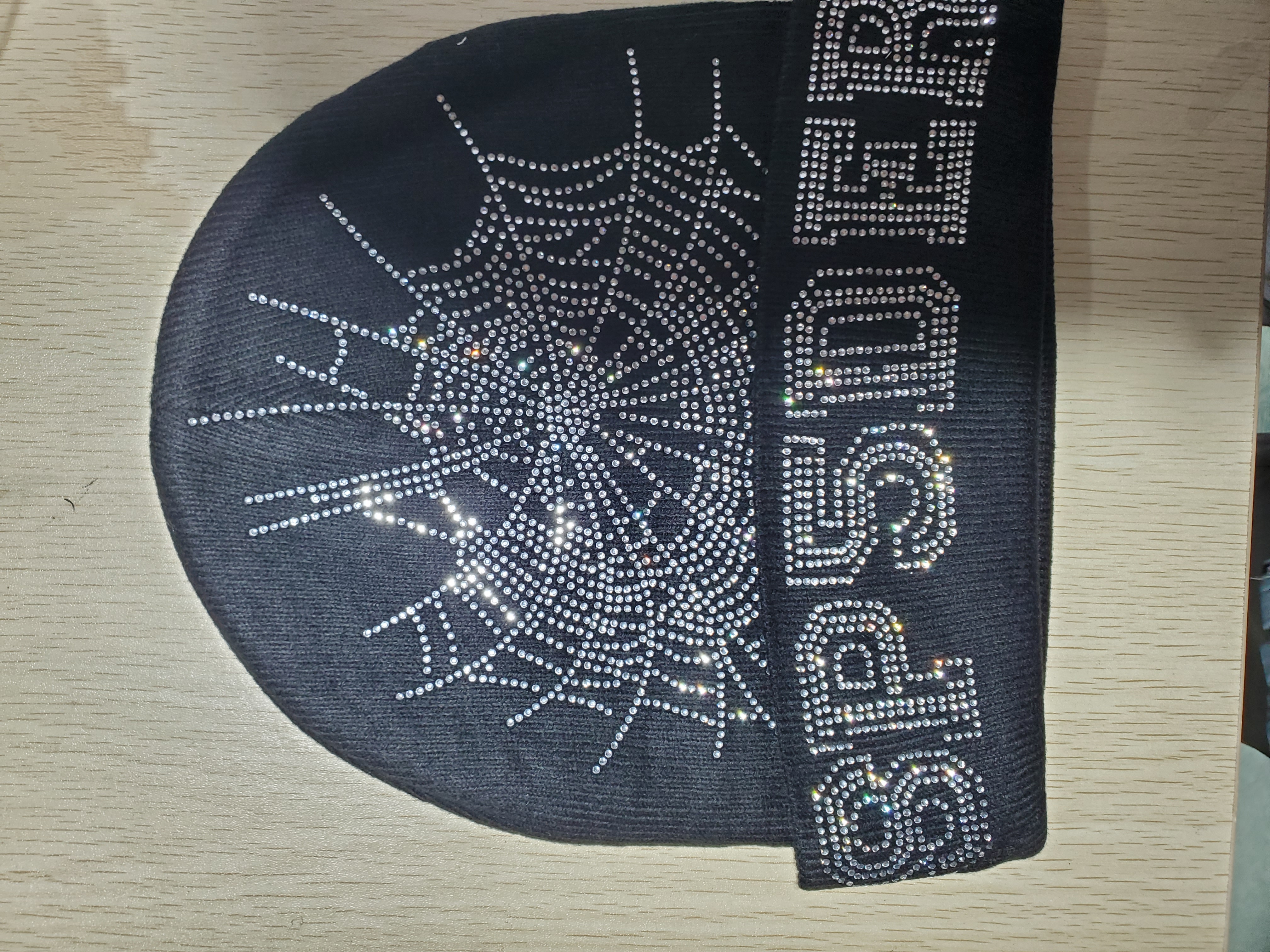 Sp5der Web Beanies Black/Brown/Purple/Pink/Green/Orange EG80 review Stockxkicks 03