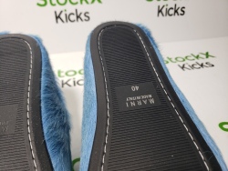 Marni Long-hair Calfskin Fussbett Sabot Blue SBMR000600P412200B50 review Stockxkicks 07