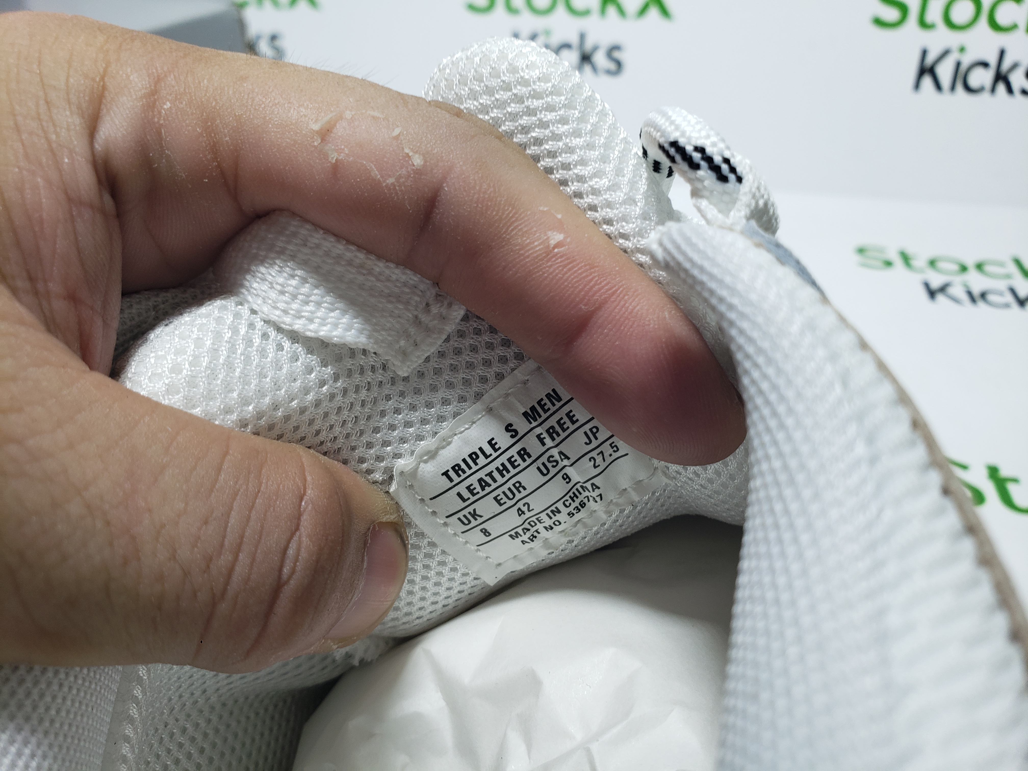 Balenciaga Triple S White Tan 534217W2CA19000 review Stockxkicks 05