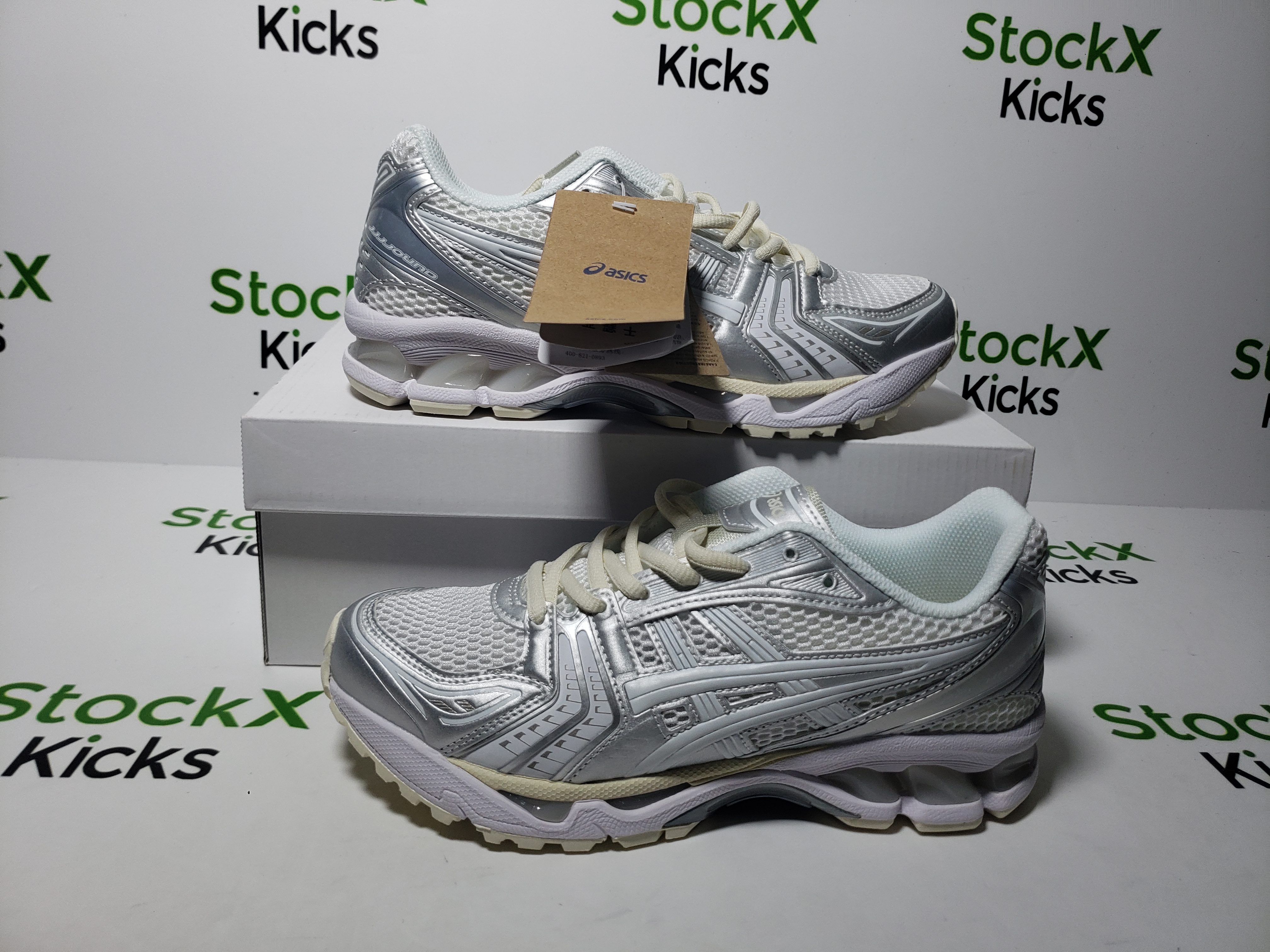 ASICS Gel-Kayano 14JJJJound Silver White 1201A457-100 review Stockxkicks 01