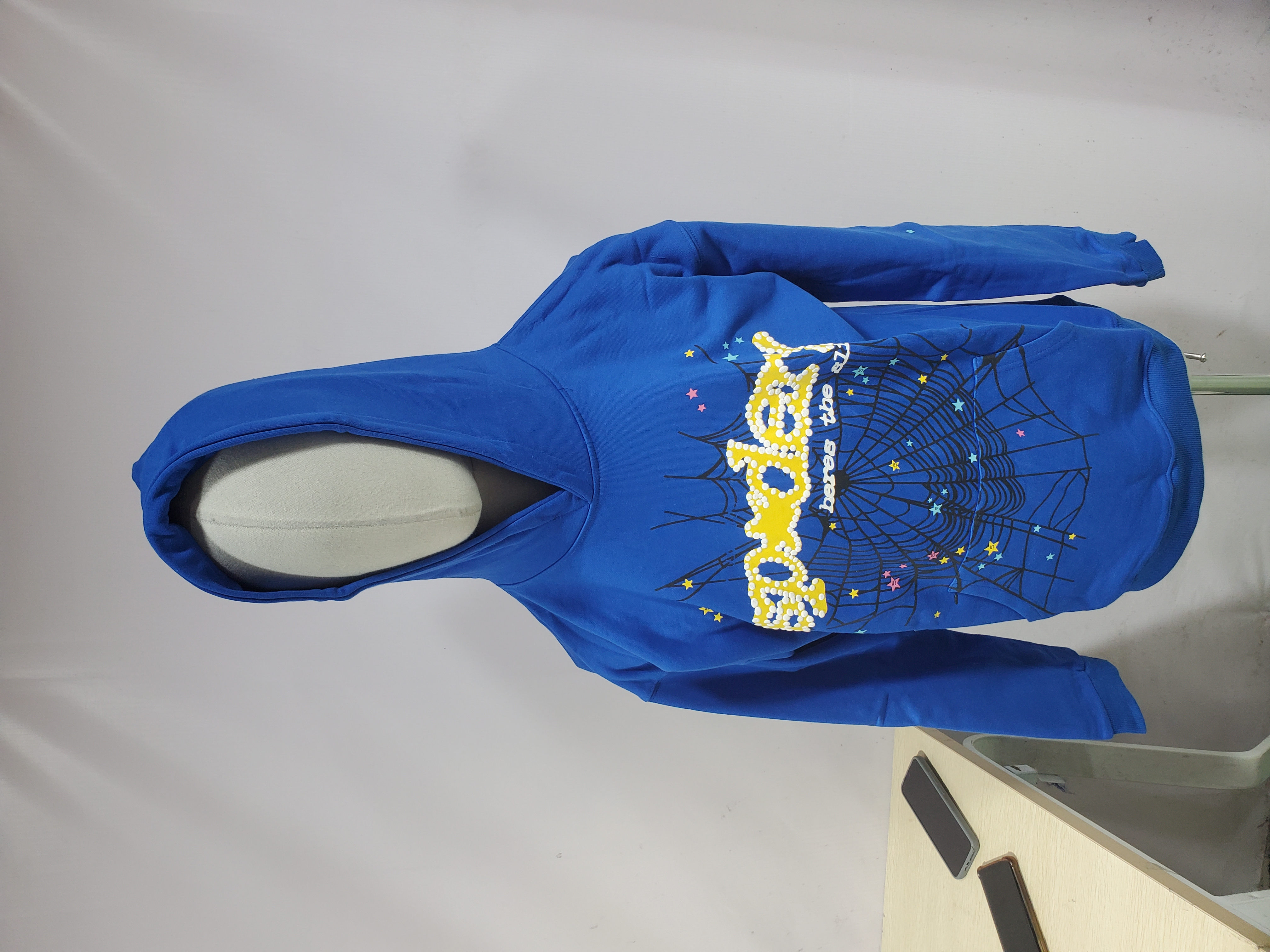 Sp5der TC5 Hoodie Blue review Stockxkicks 00