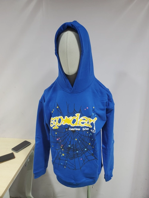 Sp5der TC5 Hoodie Blue review 