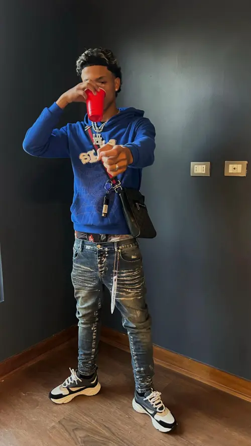 Sp5der Websuit Hoodie Blue GE 250322 review 