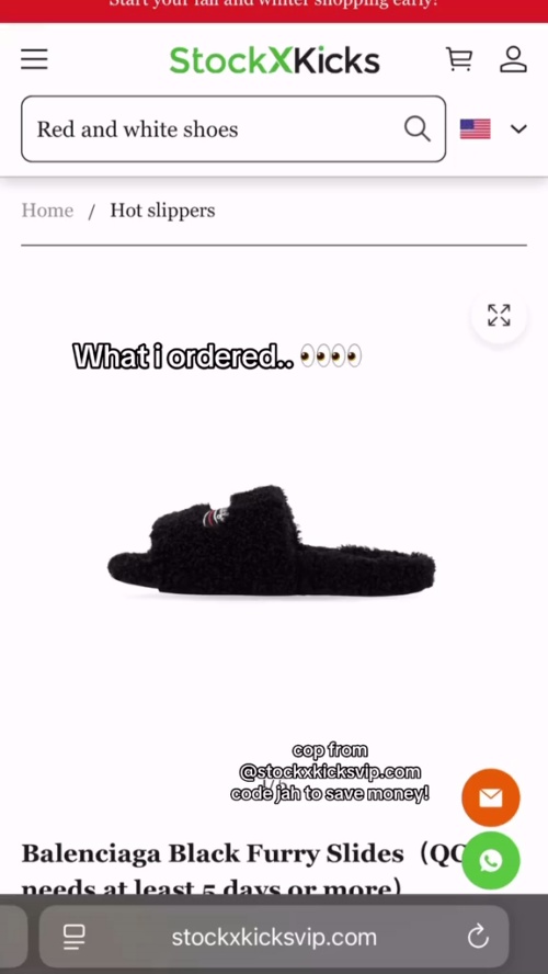 Balenciaga Black Furry Slides（QC needs at least 5 days or more） review Unbion