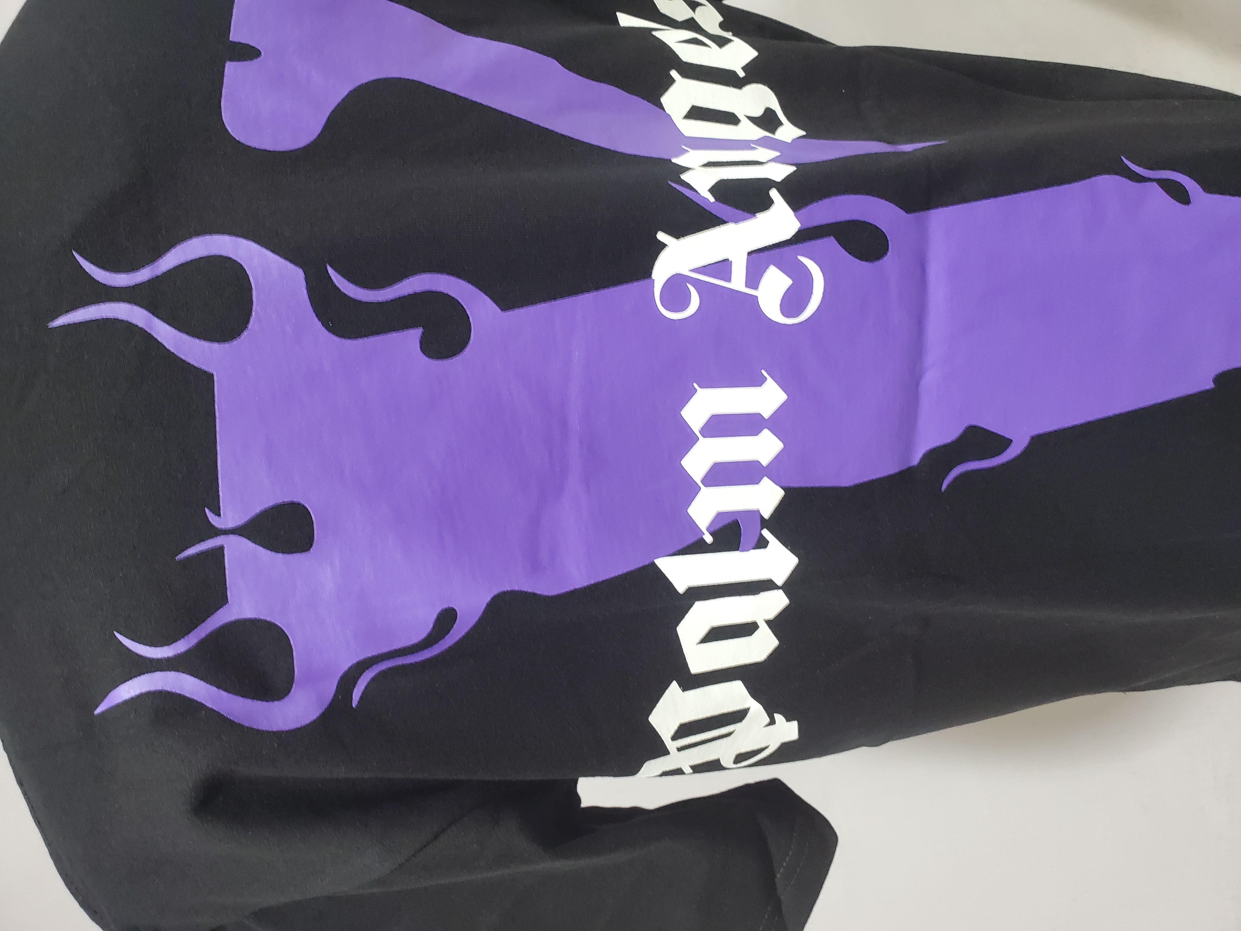 Vlone x Palm Angels T-Shirt Purple/Black review Stockxkicks 04