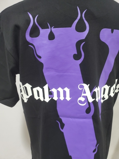 Vlone x Palm Angels T-Shirt Purple/Black review Stockxkicks 04