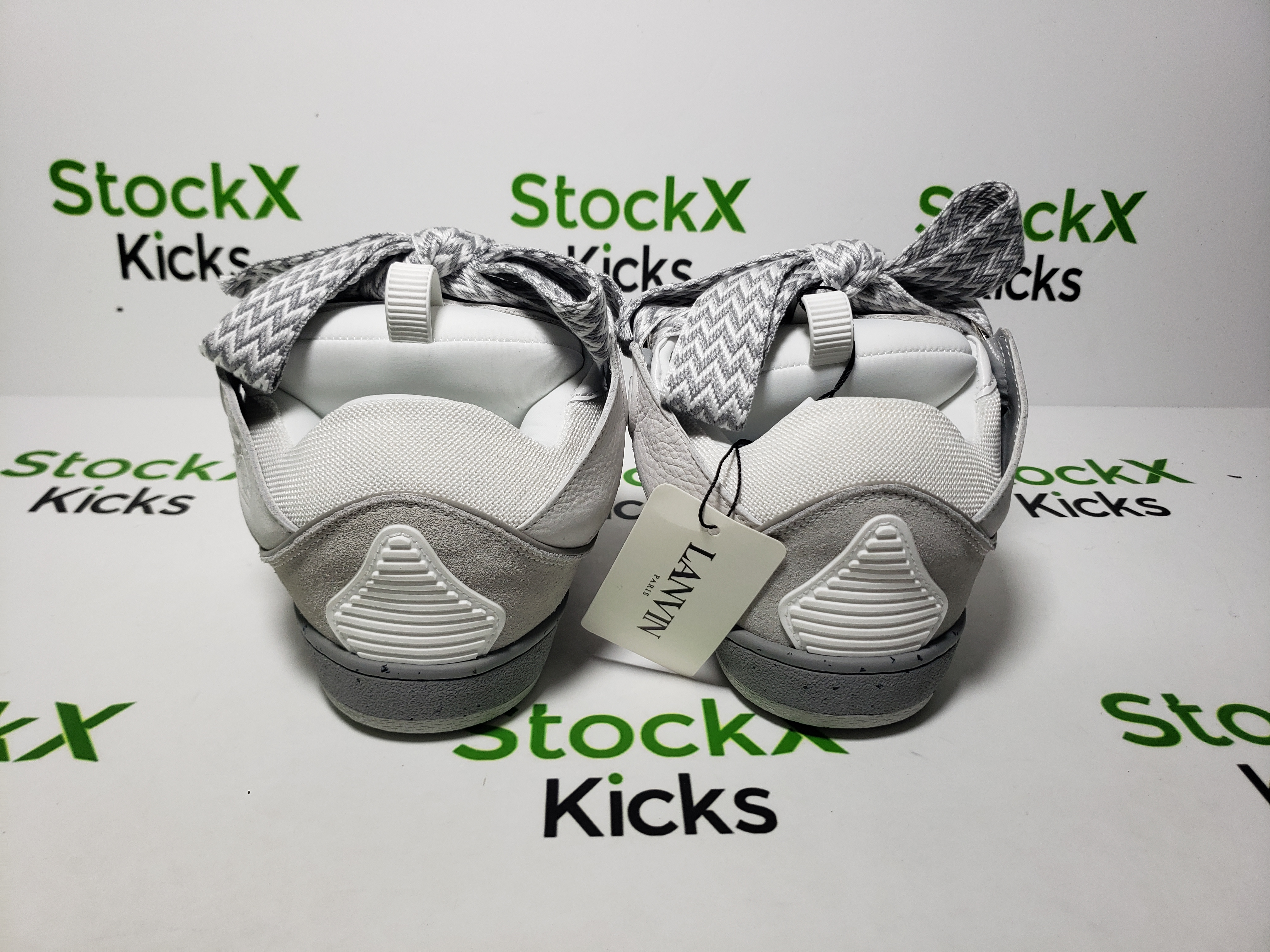 Lanvin Curb Sneaker White Grey Pale FW SKDK02 DOTS P23 review Stockxkicks 01