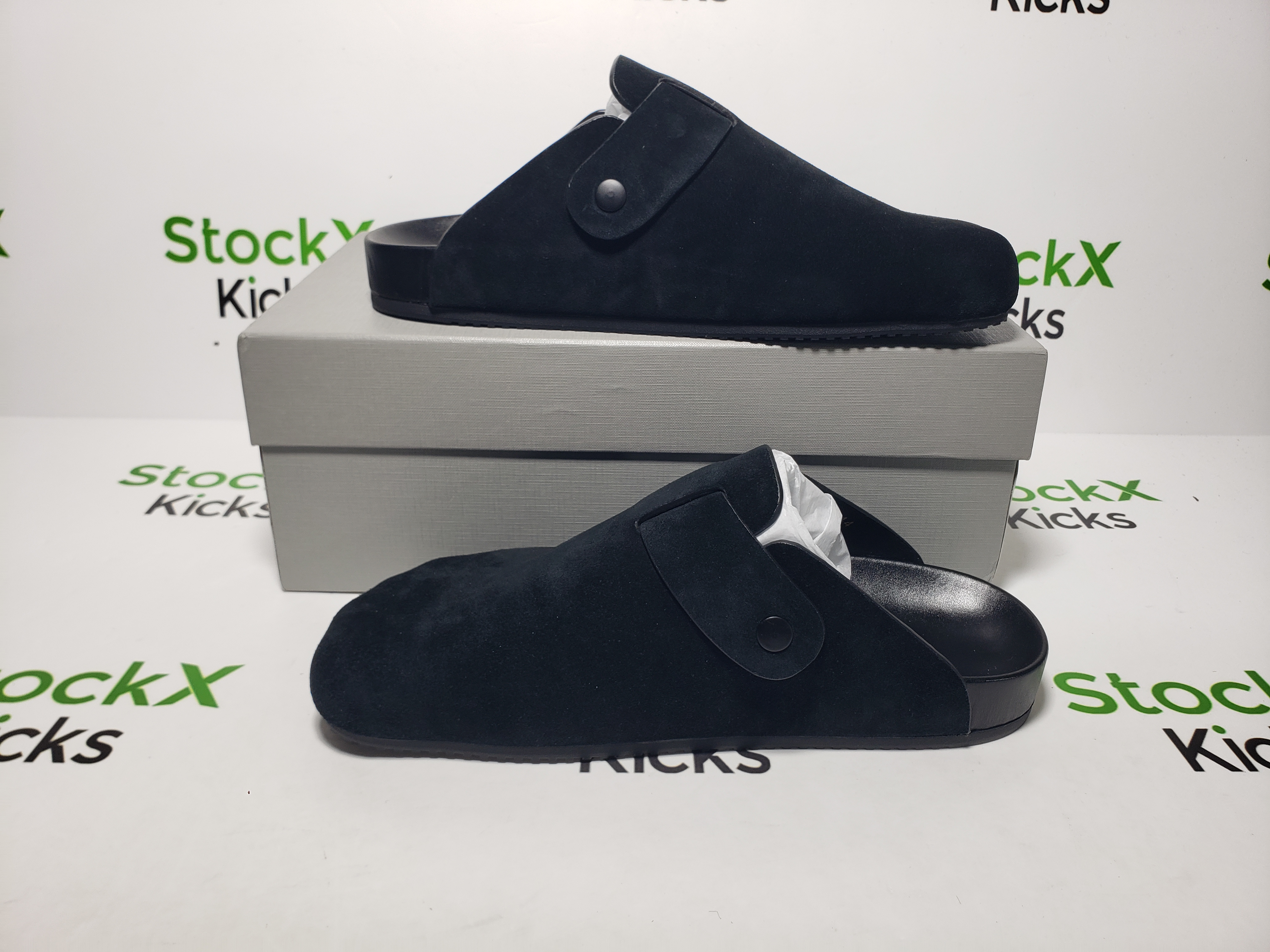Balenciaga Men's Sunday Mule in Suede Black review Stockxkicks 06