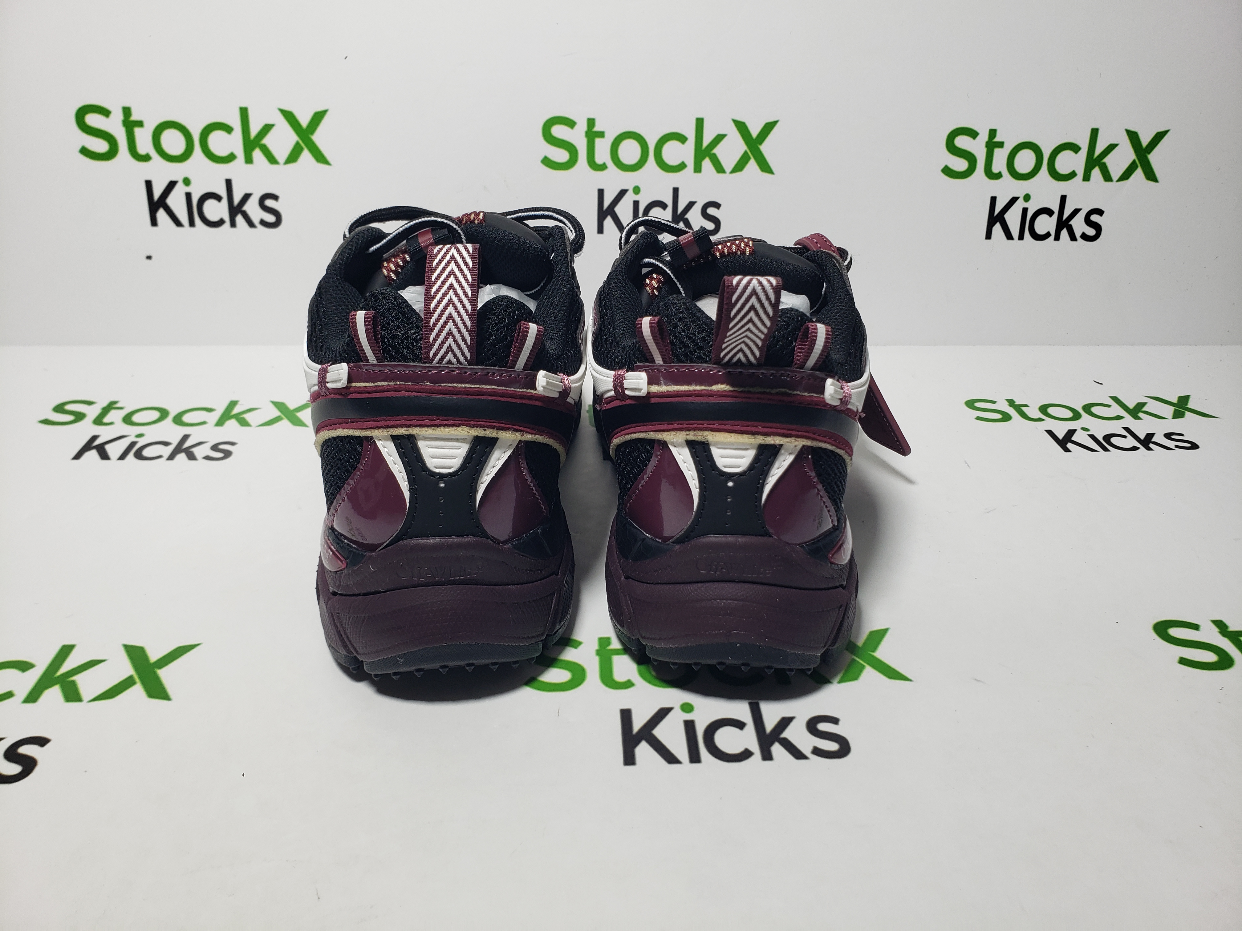 Off White Be Right Back Sneakers Black Purple Red OMIA295F24 FAB00 10012 review Stockxkicks 01