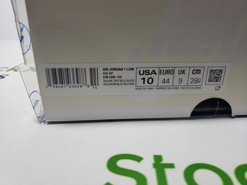 PK God Batch Air Jordan 1 Retro Low OG SP Fragment x Travis Scott Sail Military Blue DM7866-104 review 