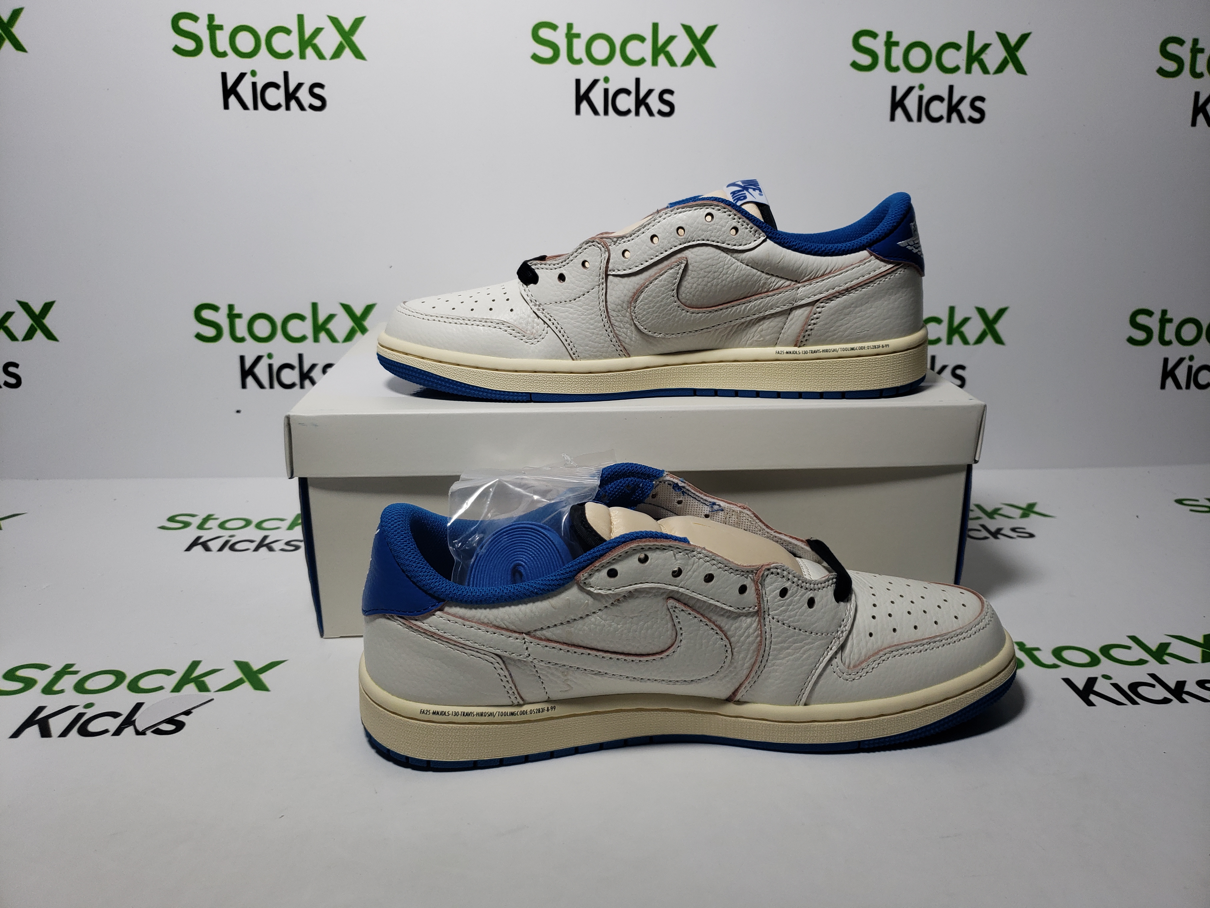 【Top PK God Batch】PK God Batch Air Jordan 1 Retro Low OG SP Fragment x Travis Scott Sail Military Blue DM7866-104 review Stockxkicks 02