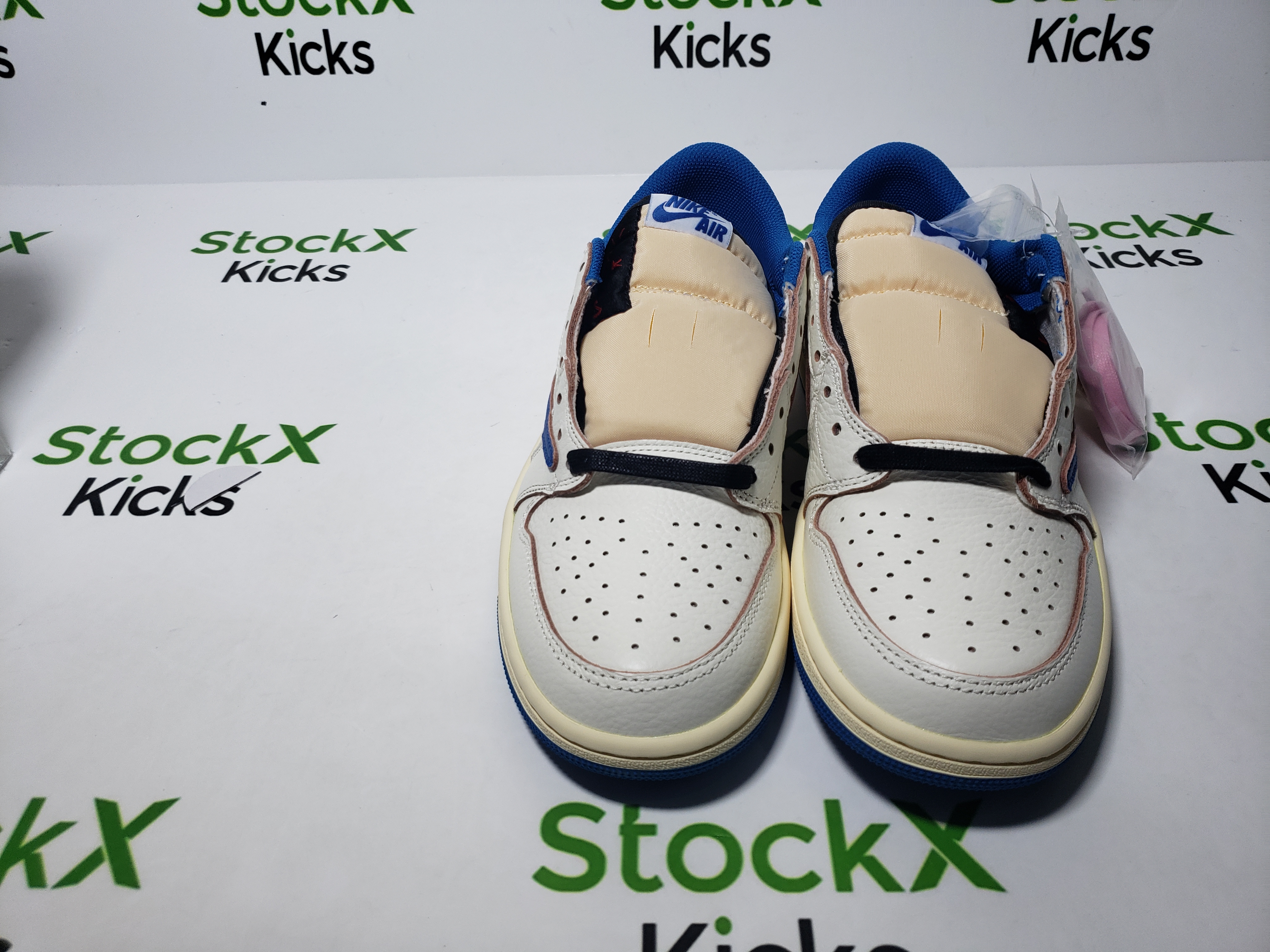 【Top PK God Batch】PK God Batch Air Jordan 1 Retro Low OG SP Fragment x Travis Scott Sail Military Blue DM7866-104 review Stockxkicks 04