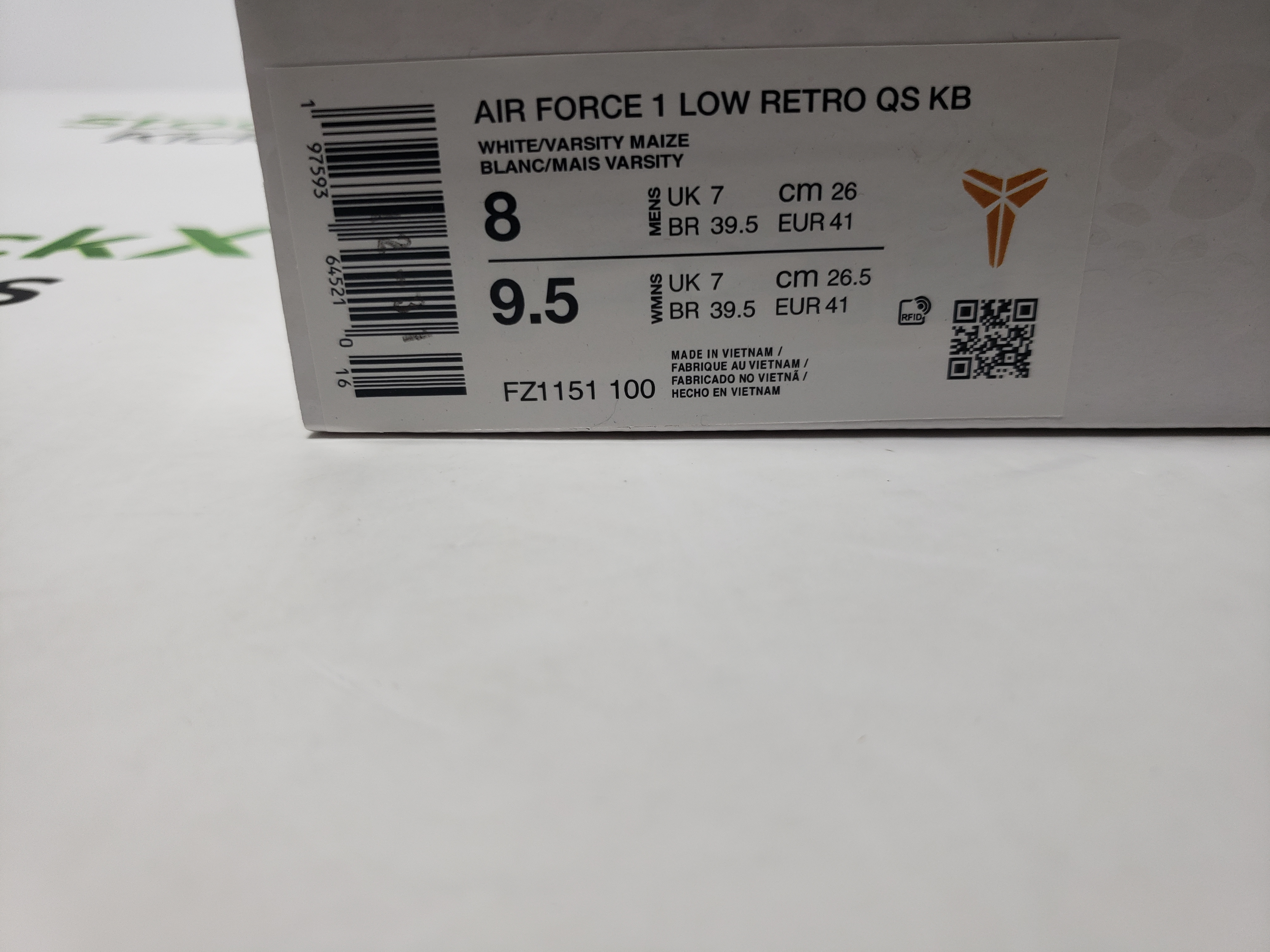 PK God Batch Nike Air Force 1 Low Retro QS Kobe Bryant Lakers Home FZ1151-100 review Stockxkicks 00