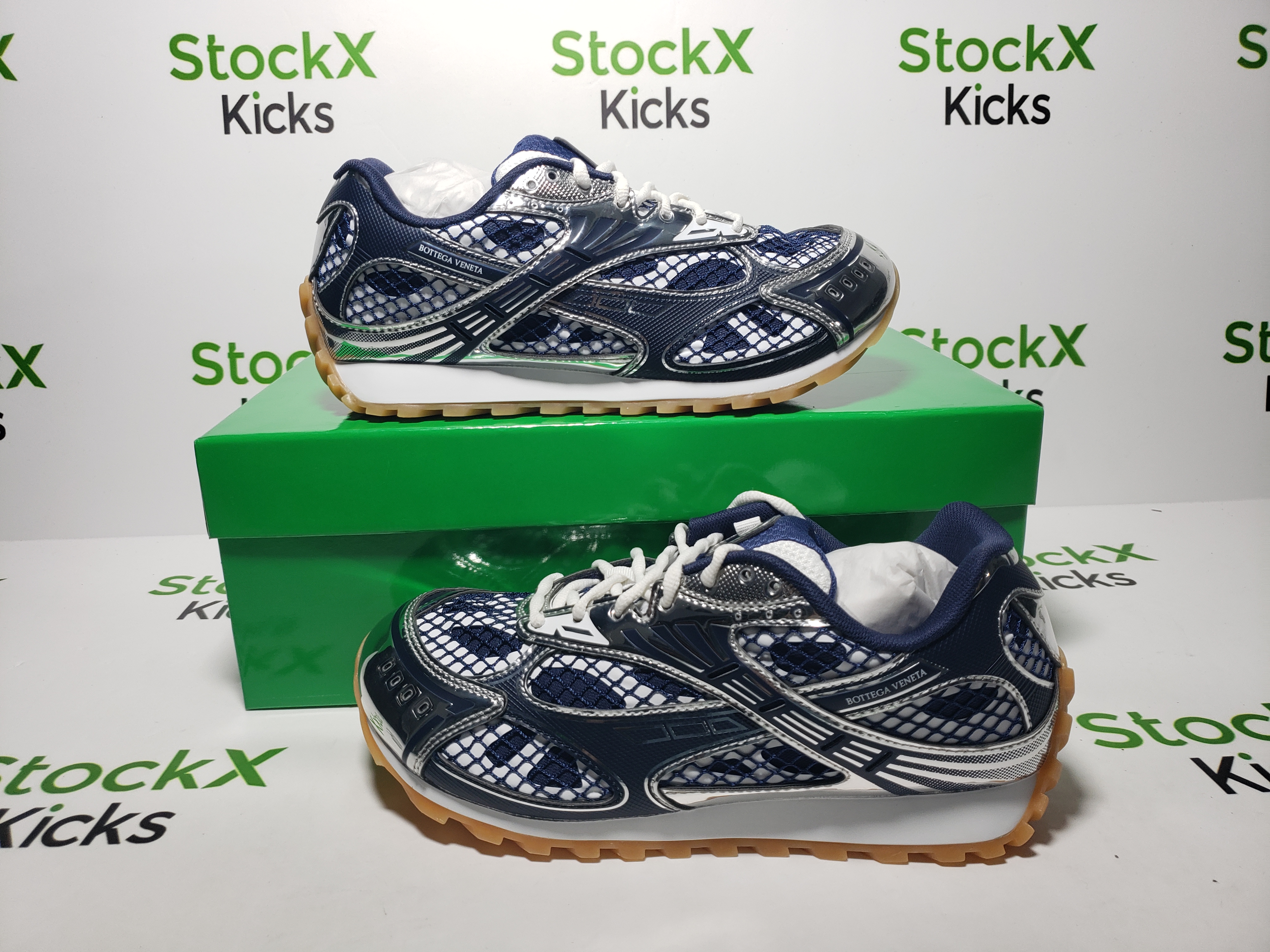 Bottega Veneta Orbit Deep Blue Silver review Stockxkicks 02