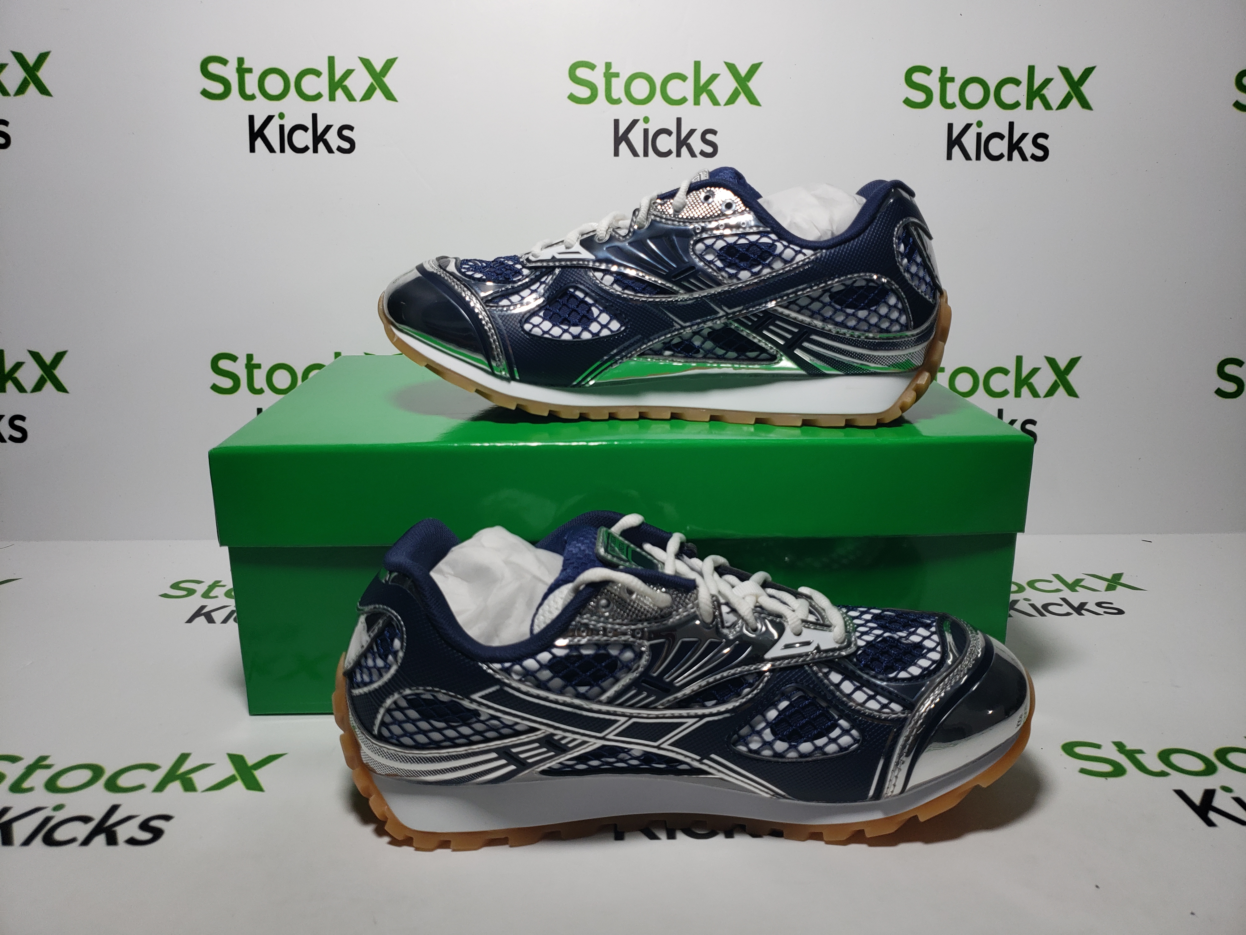 Bottega Veneta Orbit Deep Blue Silver review Stockxkicks 01