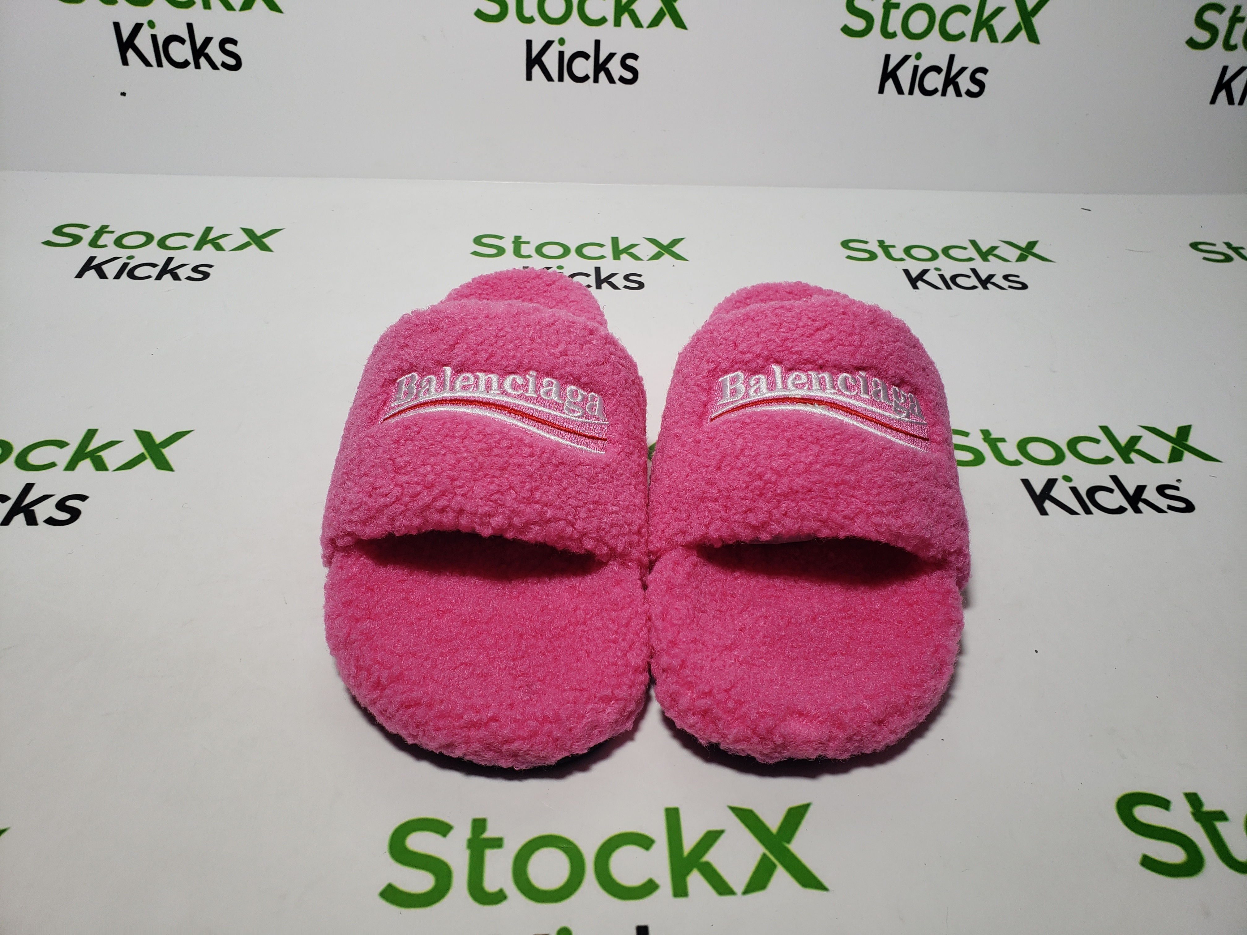 Balenciaga Furry Slide Pink CK 654261W2DO15596（QC needs at least 5 days or more） review Stockxkicks 04