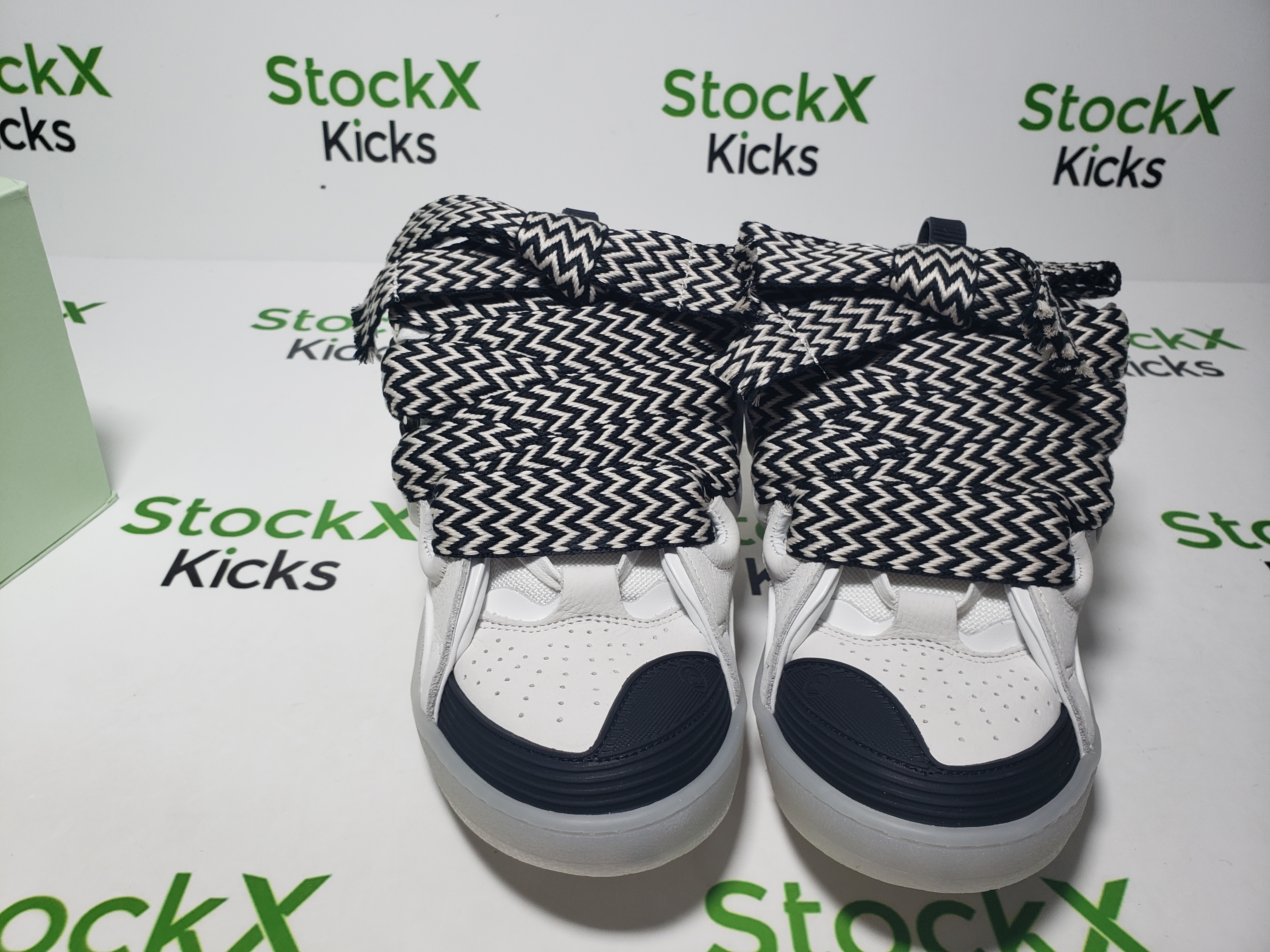 Lanvin Curb Sneakers Grey White Black review Stockxkicks 04