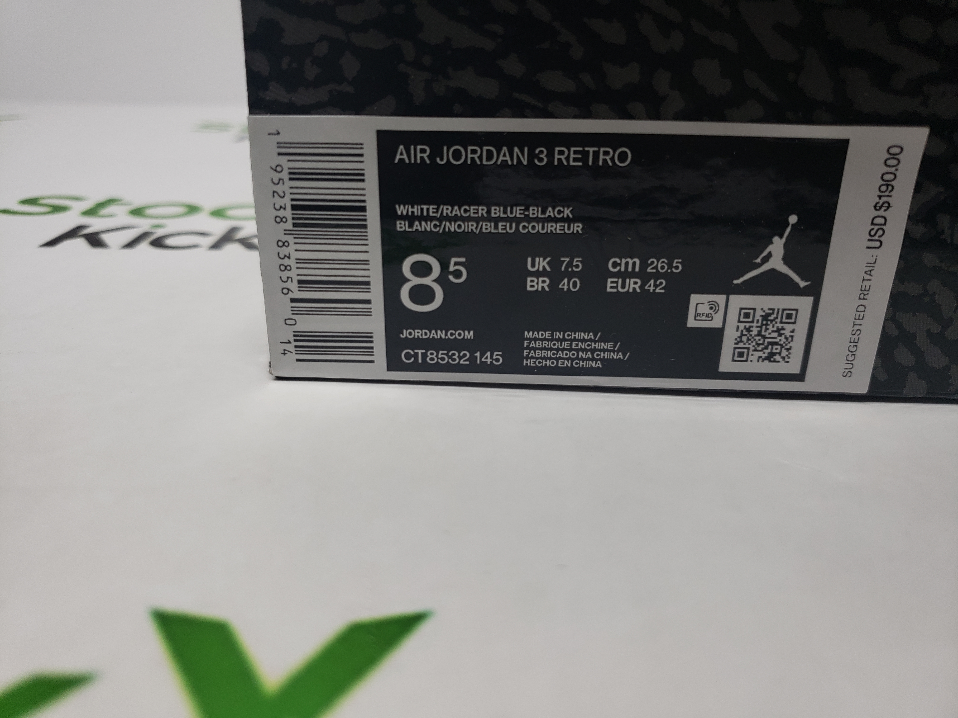 PK God Batch Air Jordan 3 Retro Racer Blue CT8532-145 review Stockxkicks 00