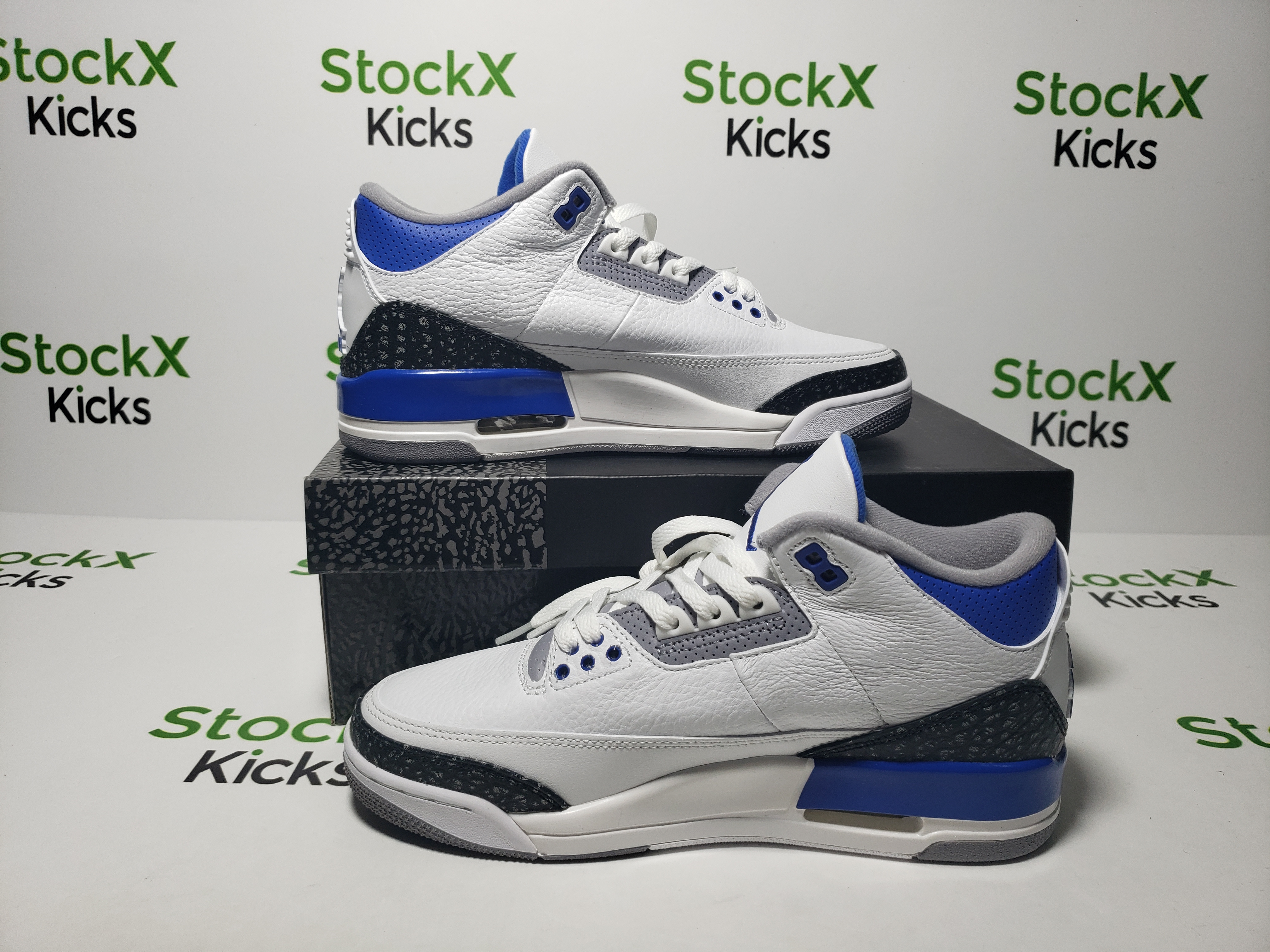 PK God Batch Air Jordan 3 Retro Racer Blue CT8532-145 review Stockxkicks 01