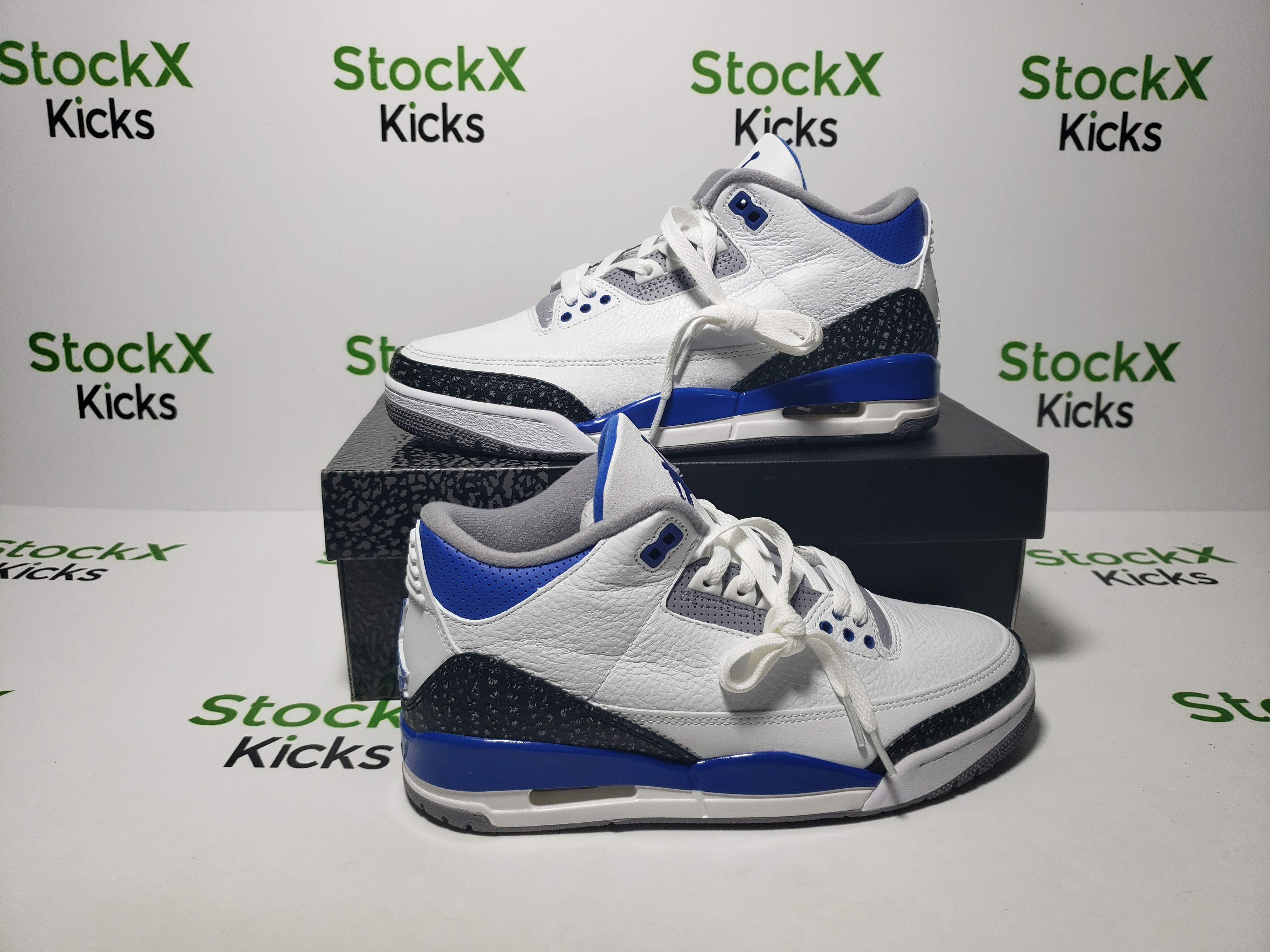 PK God Batch Air Jordan 3 Retro Racer Blue CT8532-145 review Stockxkicks 02