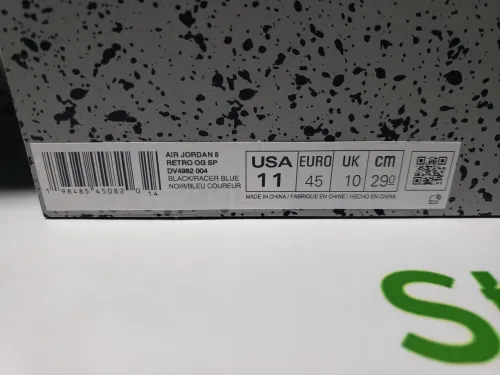 PK God Batch Air Jordan 5 Retro x Awake NY 'Black Racer Blue' DV4982-004 review 