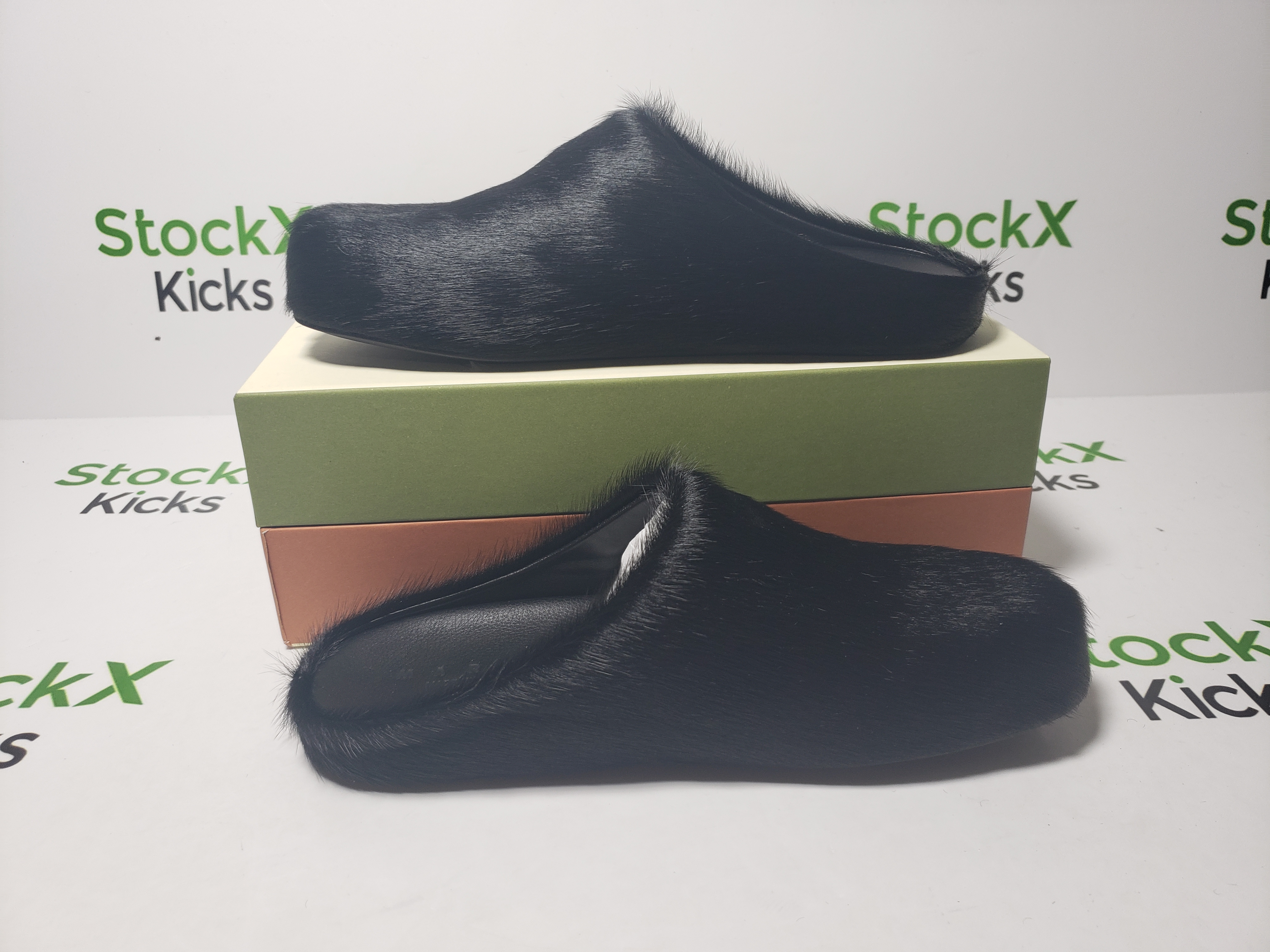 Marni Long-hair Calfskin Fussbett Sabot Black SBMR000600P412200N99 review Stockxkicks 01