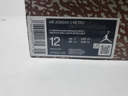 PK God Batch Air Jordan 3 Retro Palomino CT8532 102 review 