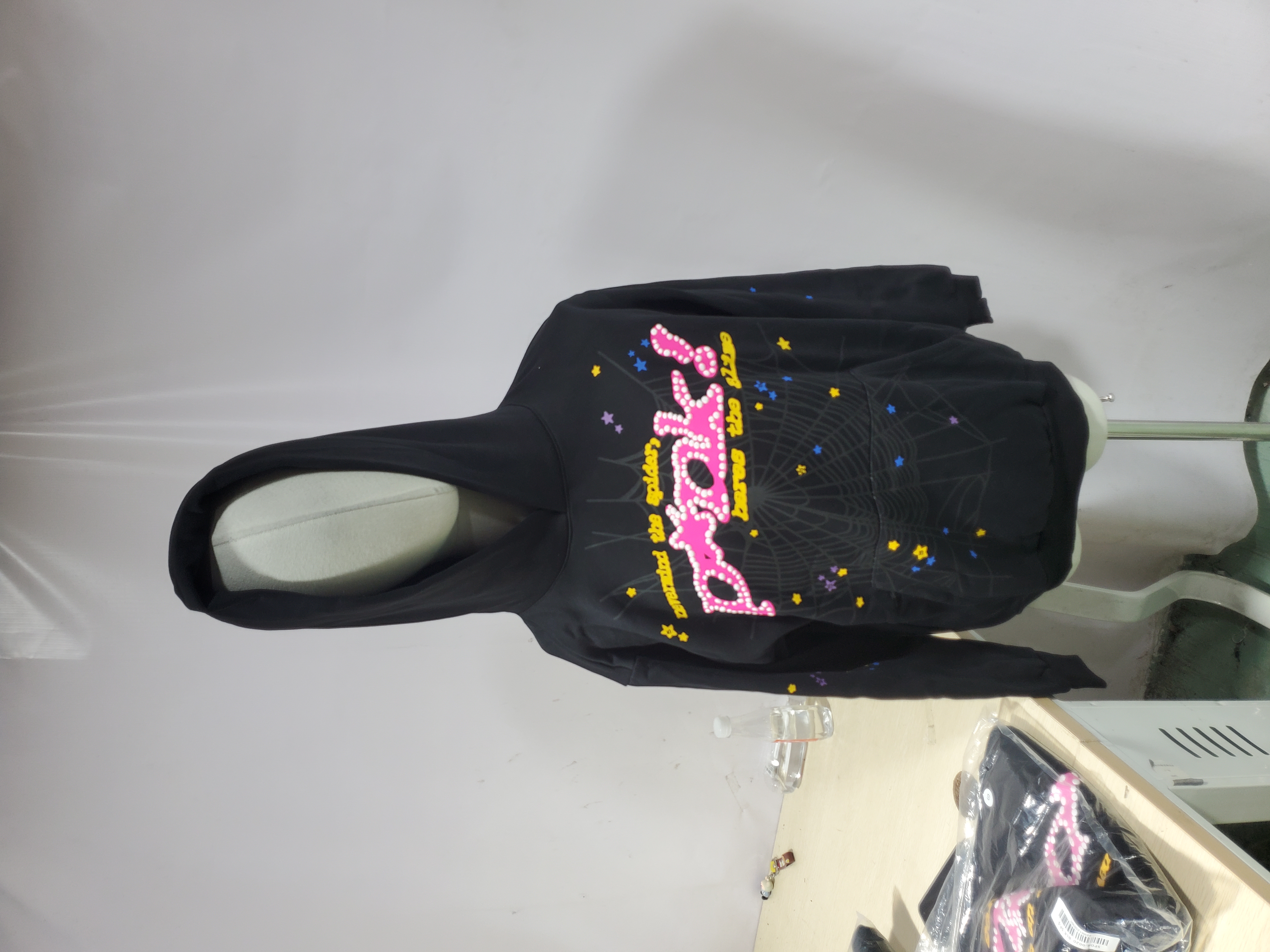 Sp5der black tracksuit suit review Stockxkicks 01