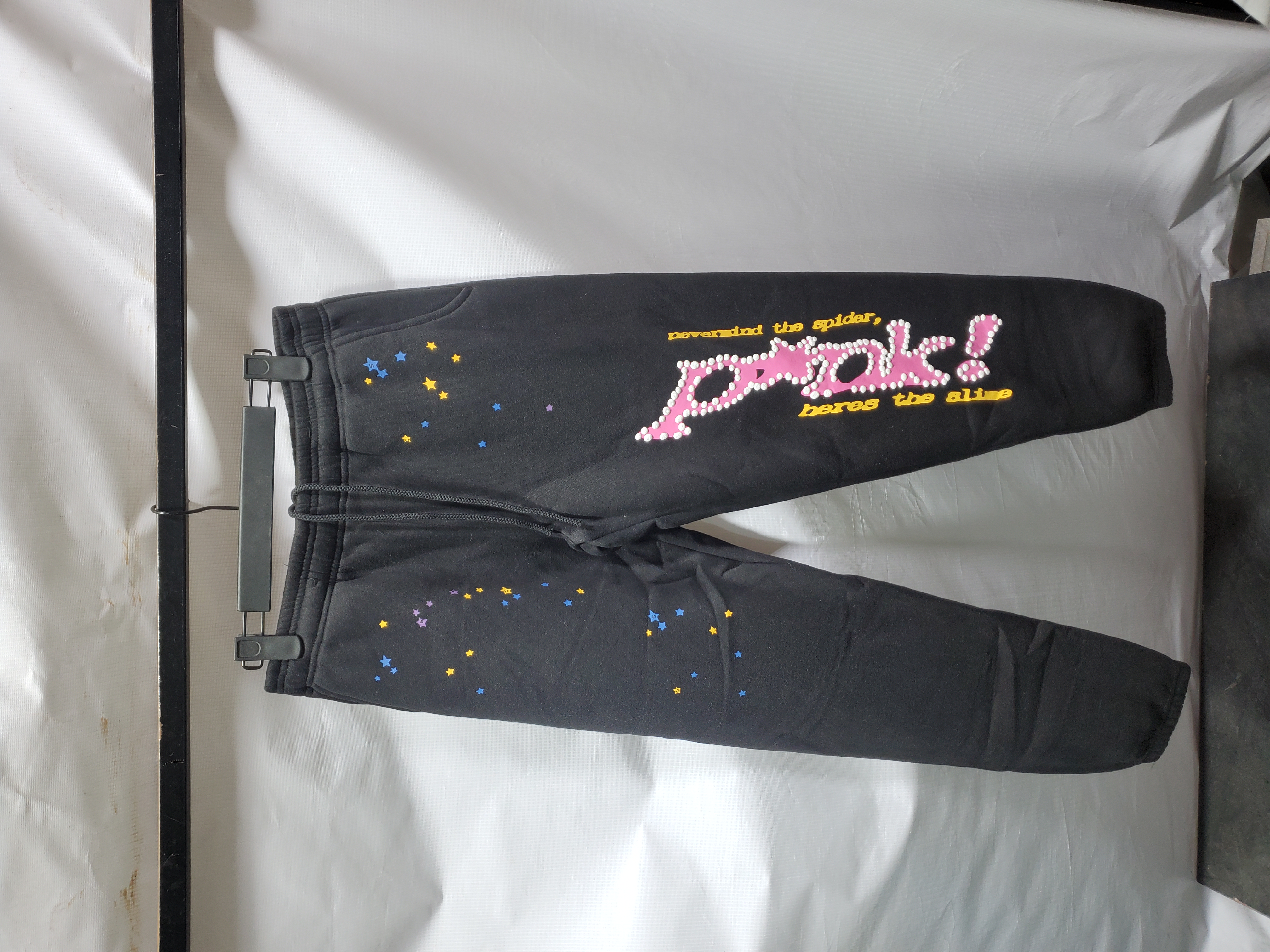 Sp5der black tracksuit suit review Stockxkicks 05