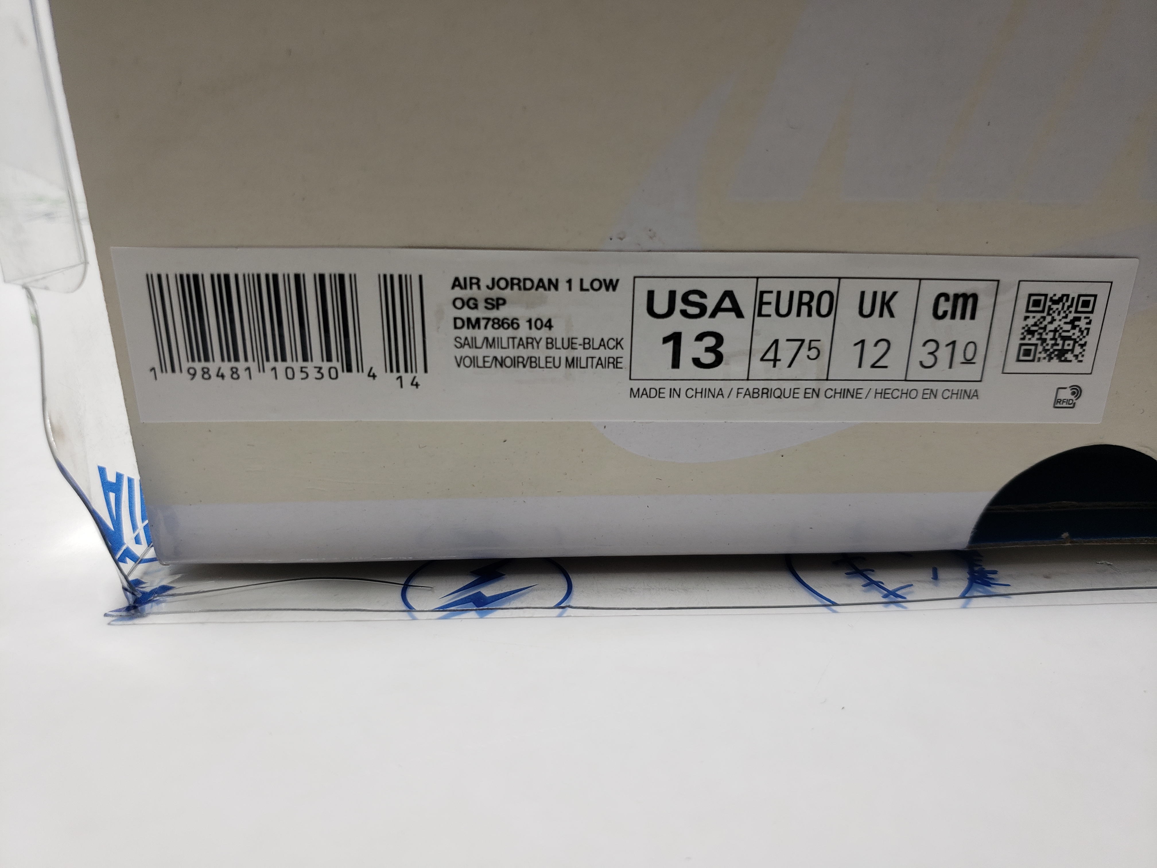 PK God Batch Air Jordan 1 Retro Low OG SP Fragment x Travis Scott Sail Military Blue DM7866-104 review Stockxkicks 01